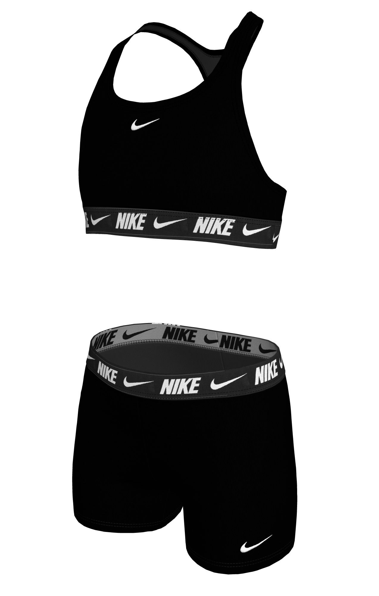 Nike Badeanzug »RACERBACK BIKINI & S« 2 Stk. sportlicher Stil, schnell trocknendes Material