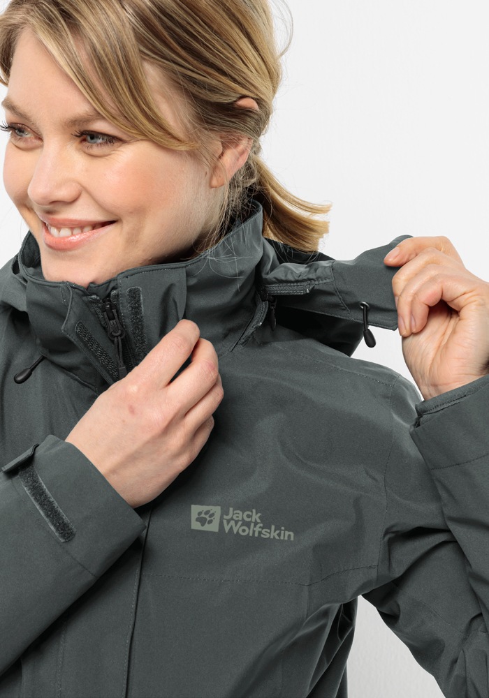 Jack Wolfskin 3-in-1-Funktionsjacke »LUNTAL 3IN1 JKT W« mit Kapuze