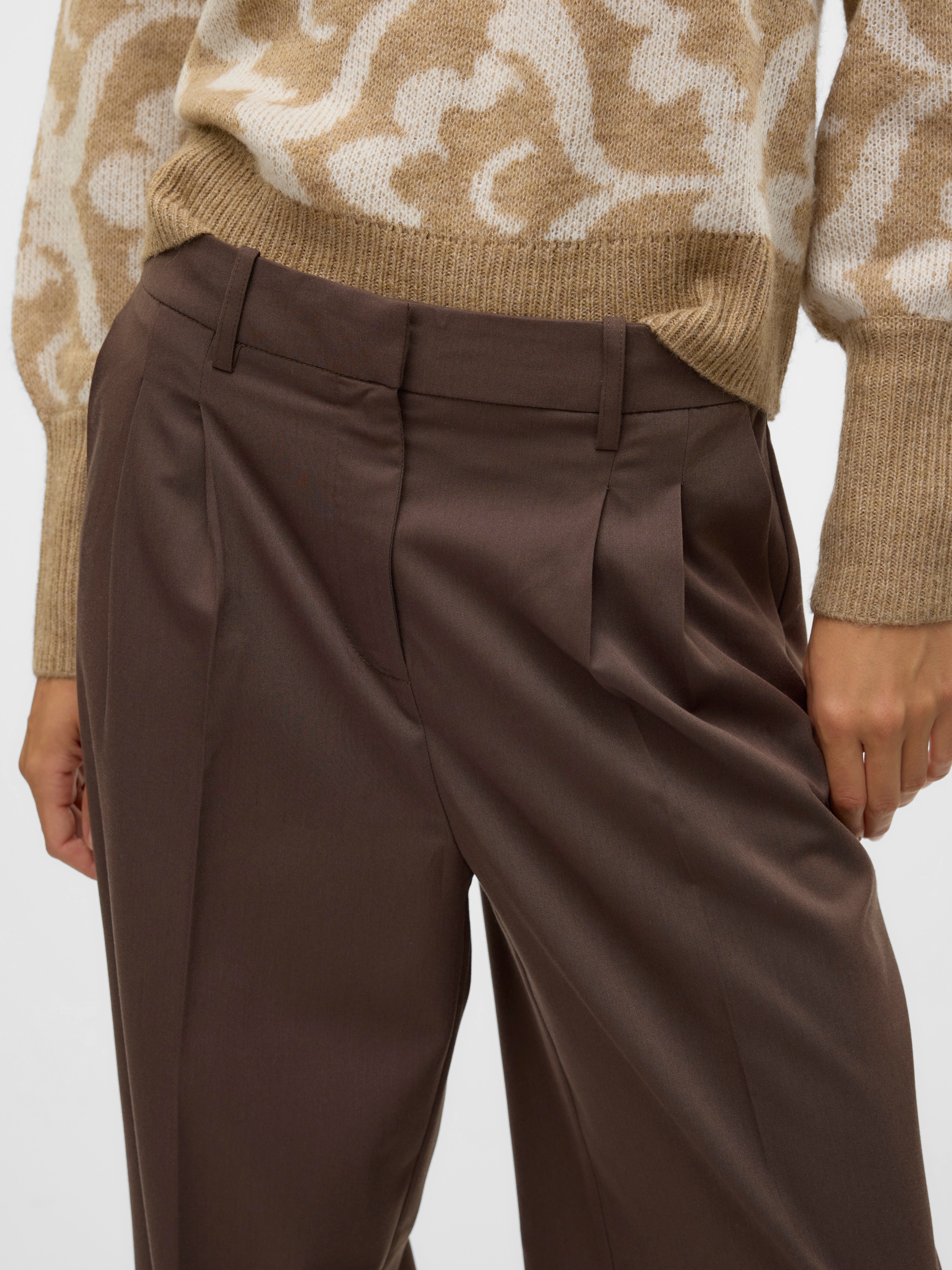 Vero Moda Anzughose »VMNILA MW LOOSE DAD PANT NOOS«