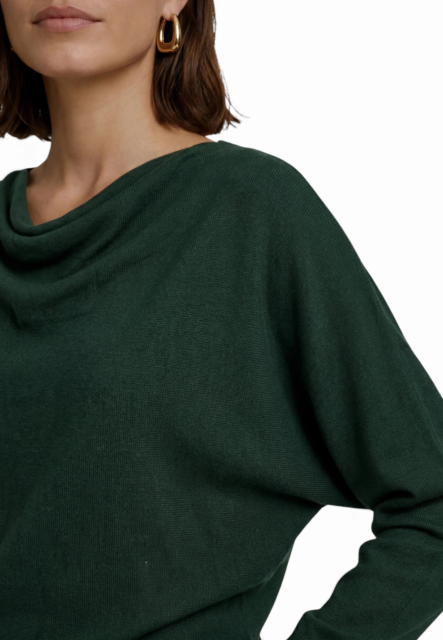 Zero Strickpullover »Strickpullover mit Fledermausärmeln«
