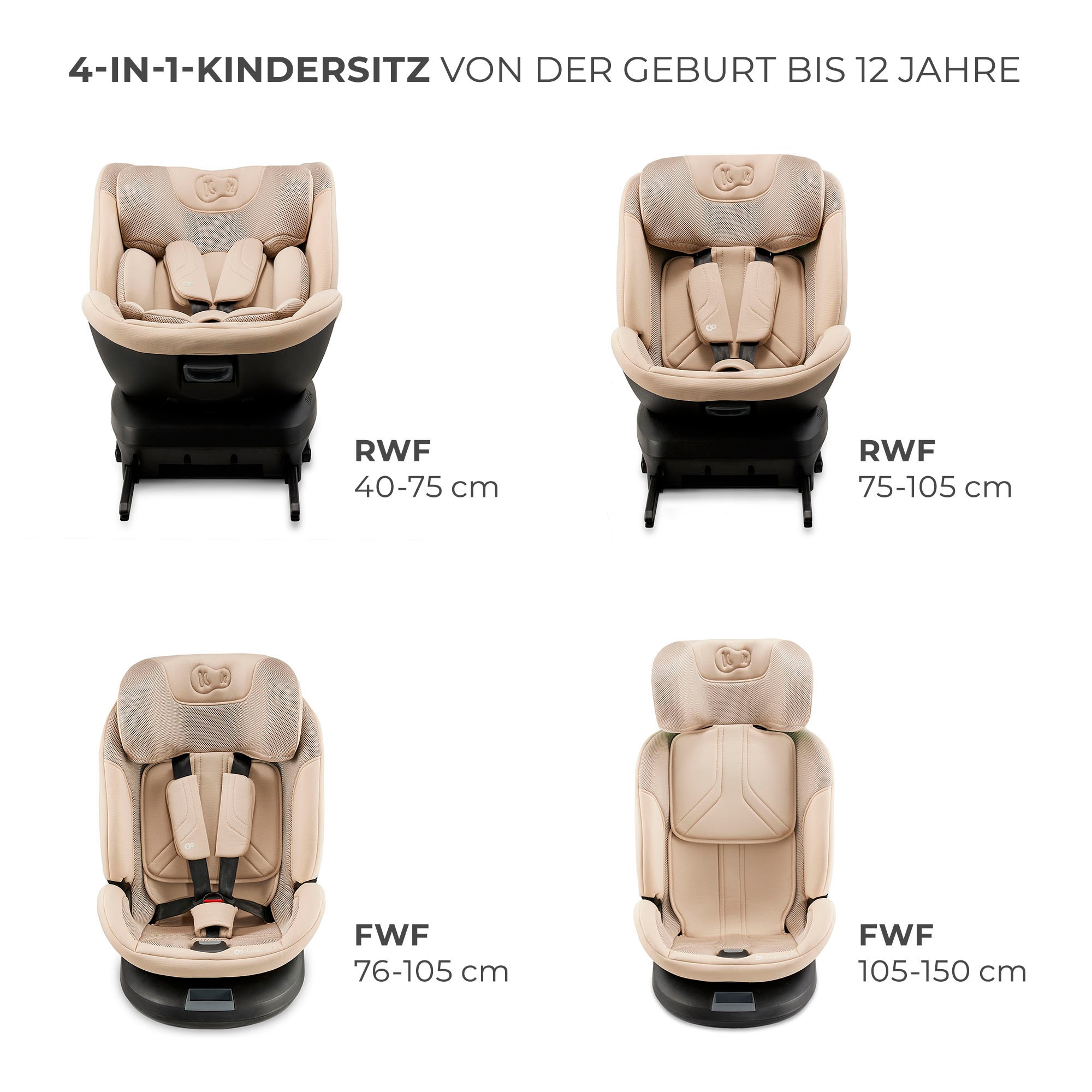 Kinderkraft Autokindersitz »XPEDITION 3 i-Size« Klasse 0 / I / II (bis 25 kg) 360° – drehbarer Kindersitz