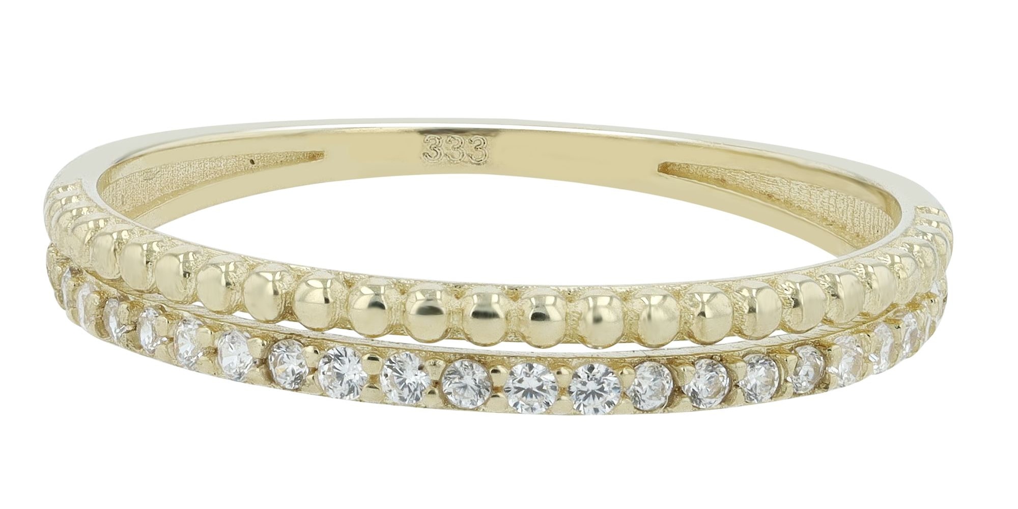 Adelia´s Fingerring »Adelia's Damen Ring aus 333 Gold mit Zirkonia«