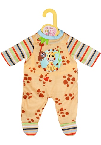 Zapf Creation® Puppenkleidung »Dolly Moda Strampler mit Giraffe, 43 cm« kaufen