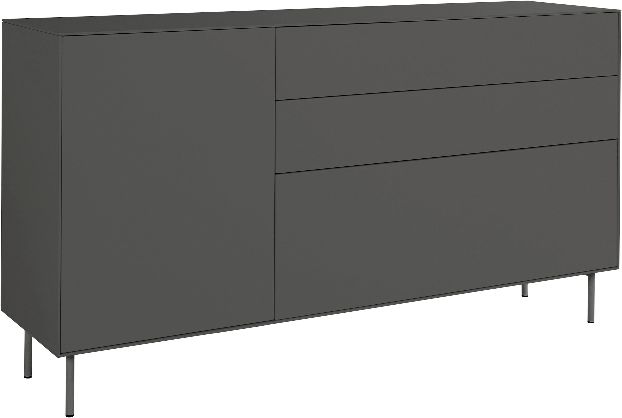 LeGer Home by Lena Gercke Sideboard »Essentials«, Breite: 167cm, MDF lackiert, Push-to-open-Funktion