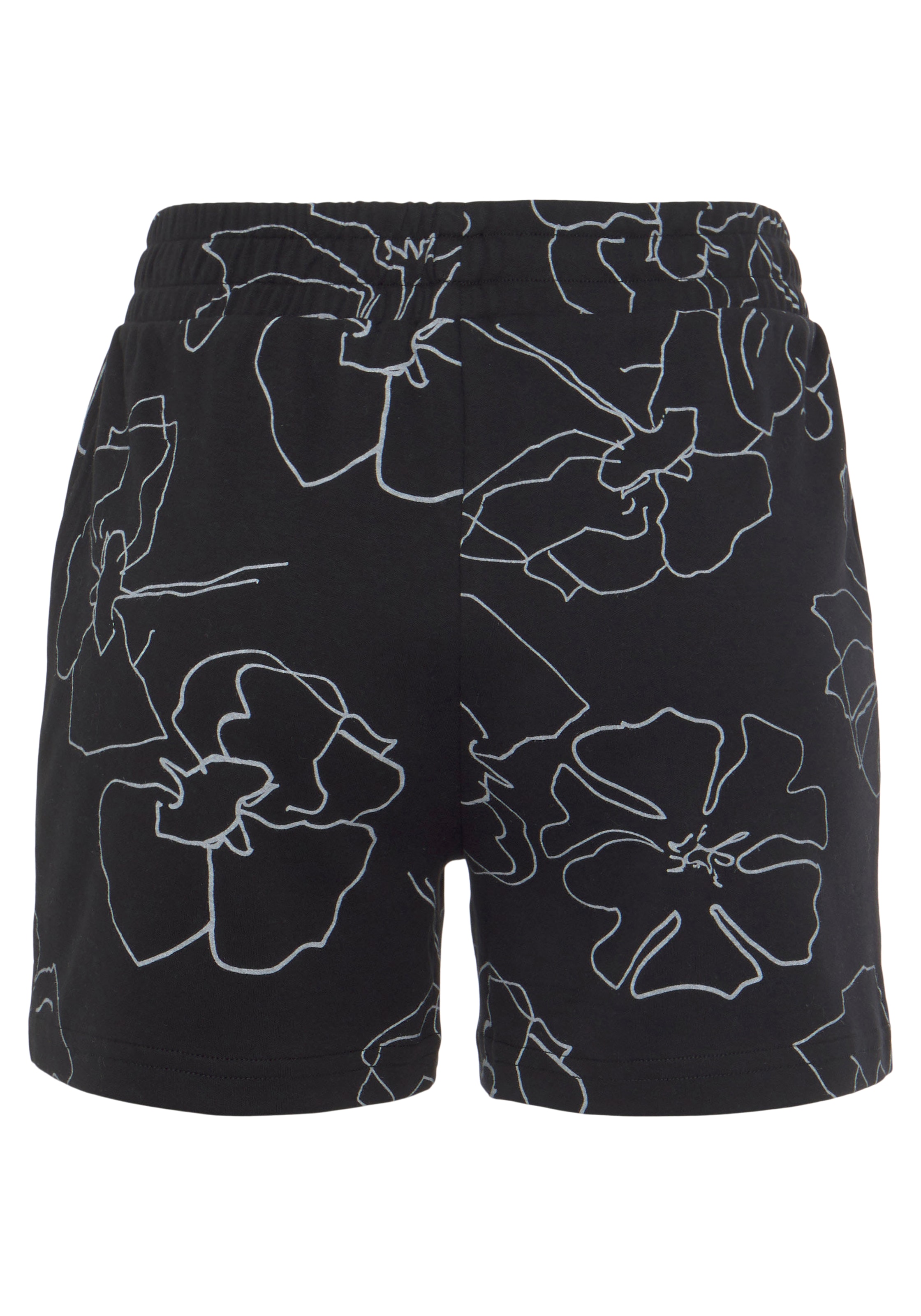 LASCANA Sweatshorts, mit Allover Blütendruck, Loungewear
