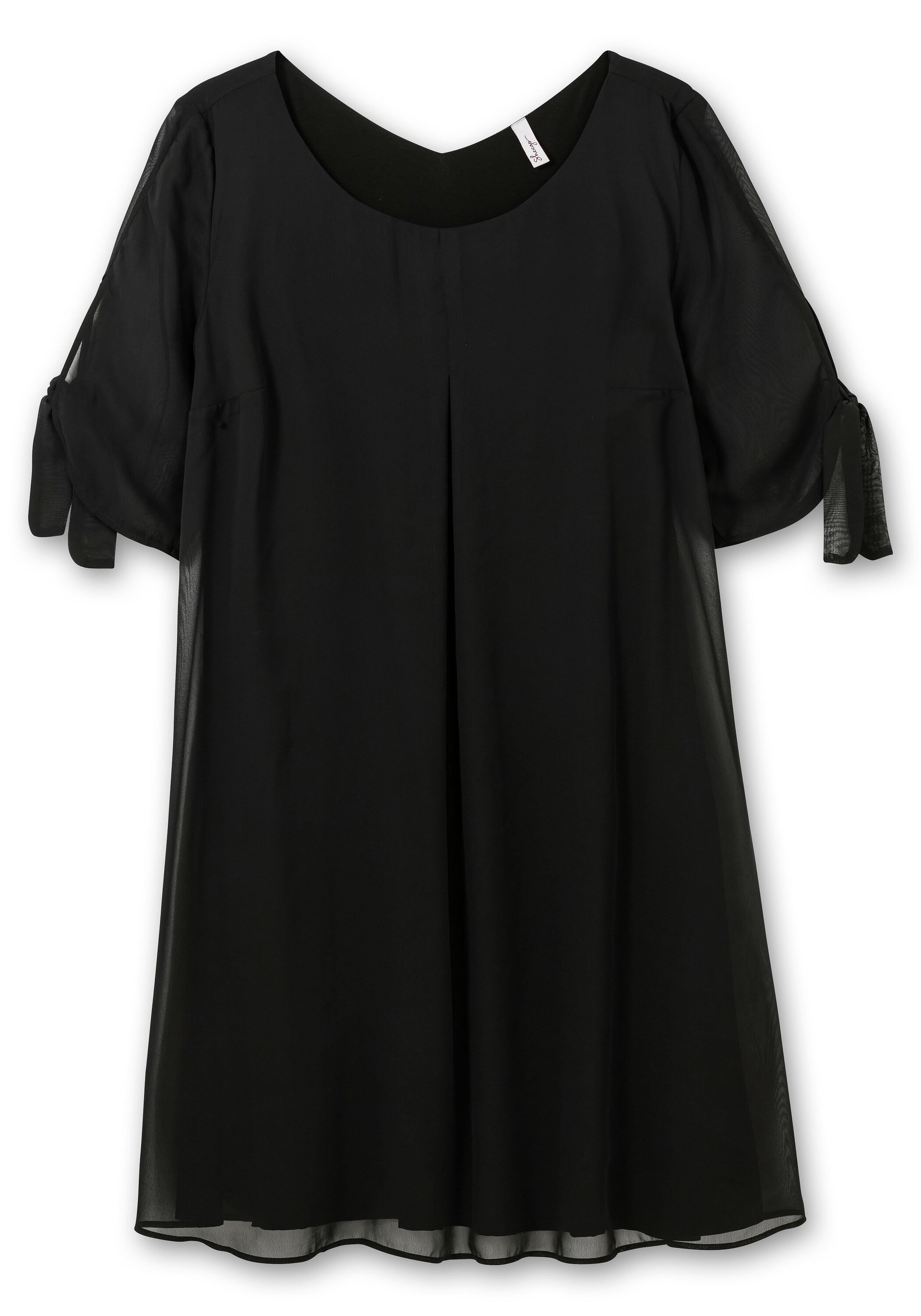 Sheego Midikleid »Chiffonkleid im Lagenlook und A-Linie«