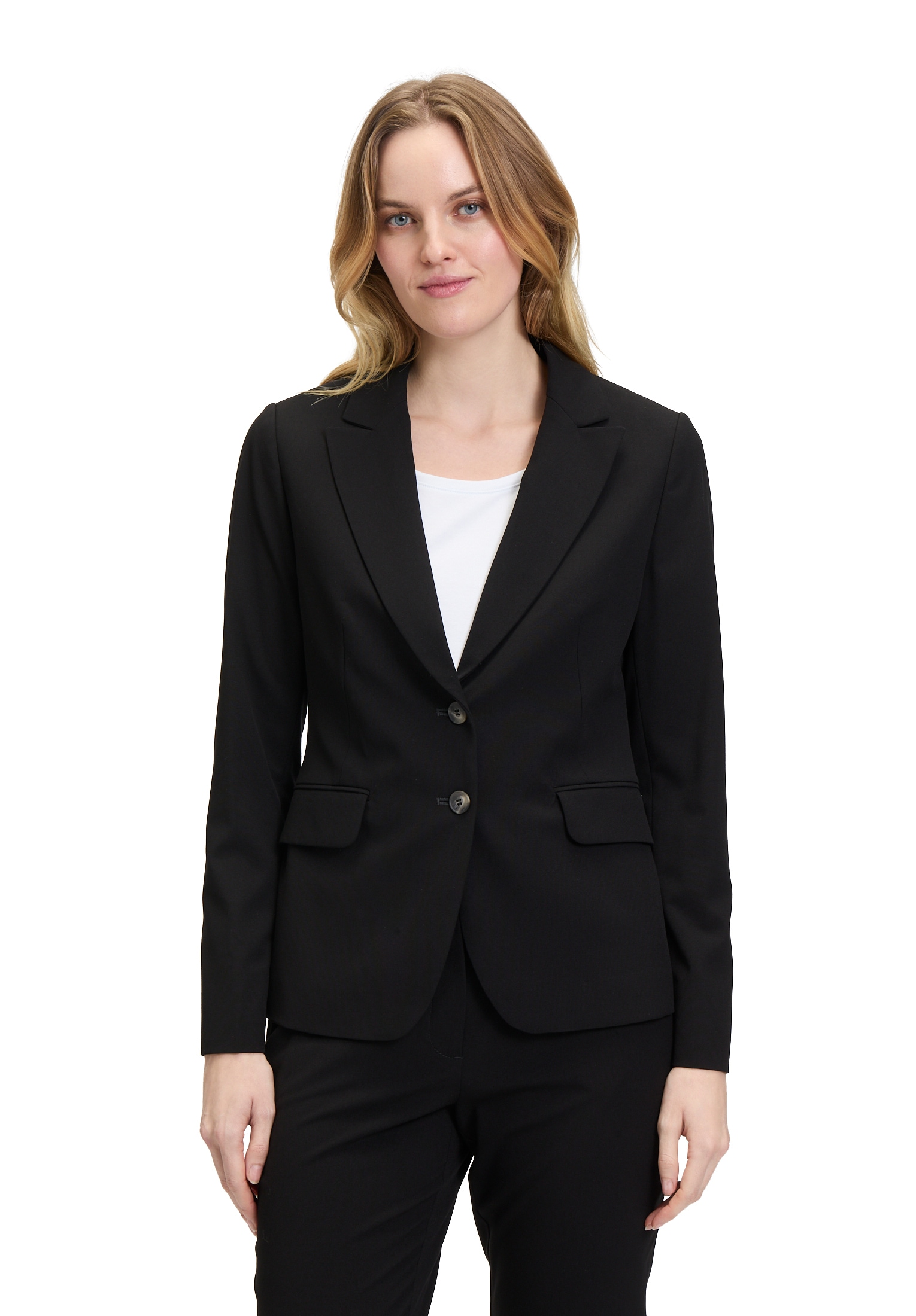 Betty&Co Jackenblazer »Klassischer Blazer mit Taschen«