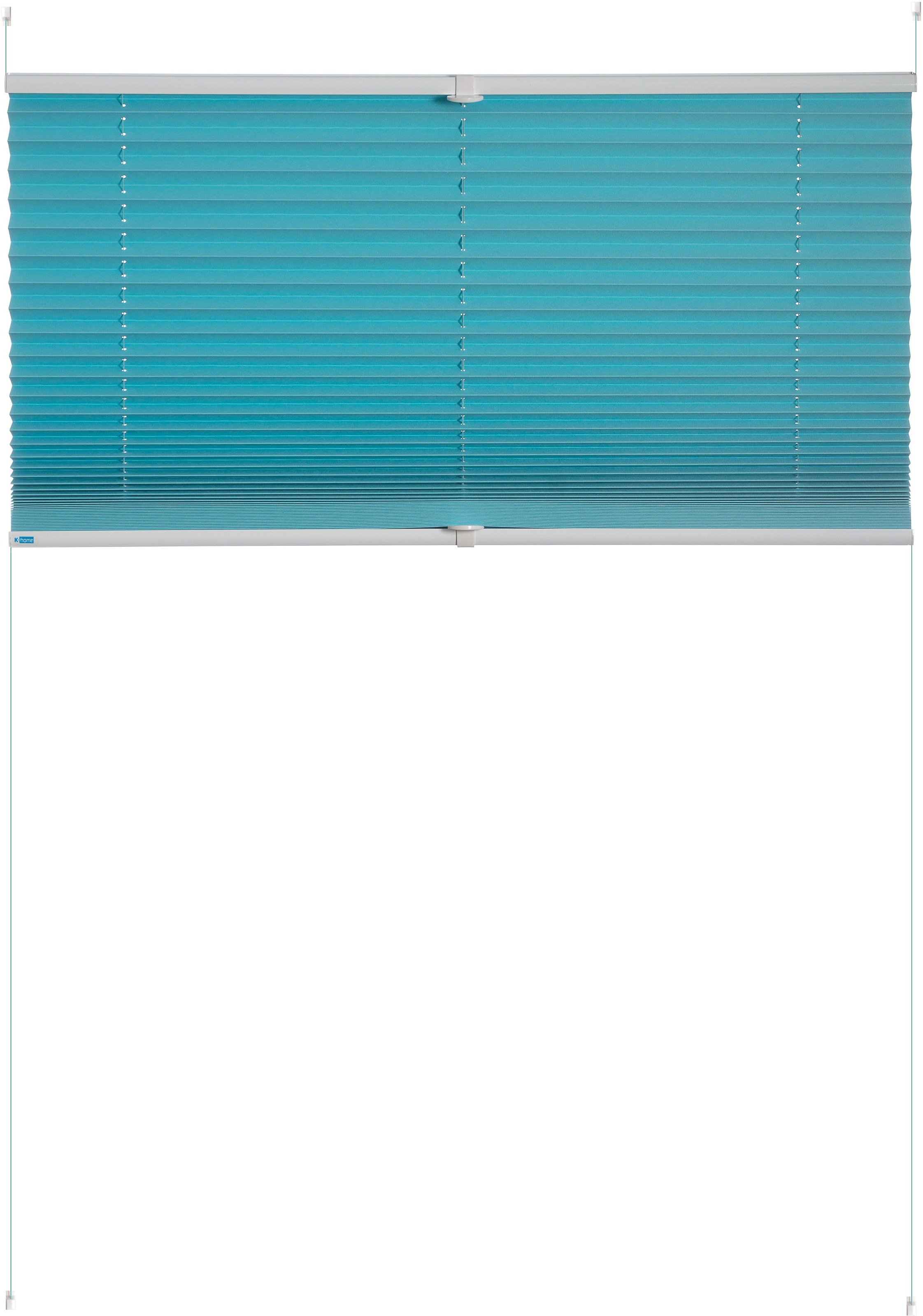 K-HOME Plissee »Klemmfix Pisa« verdunkelnd energiesparend ohne Bohren verspannt