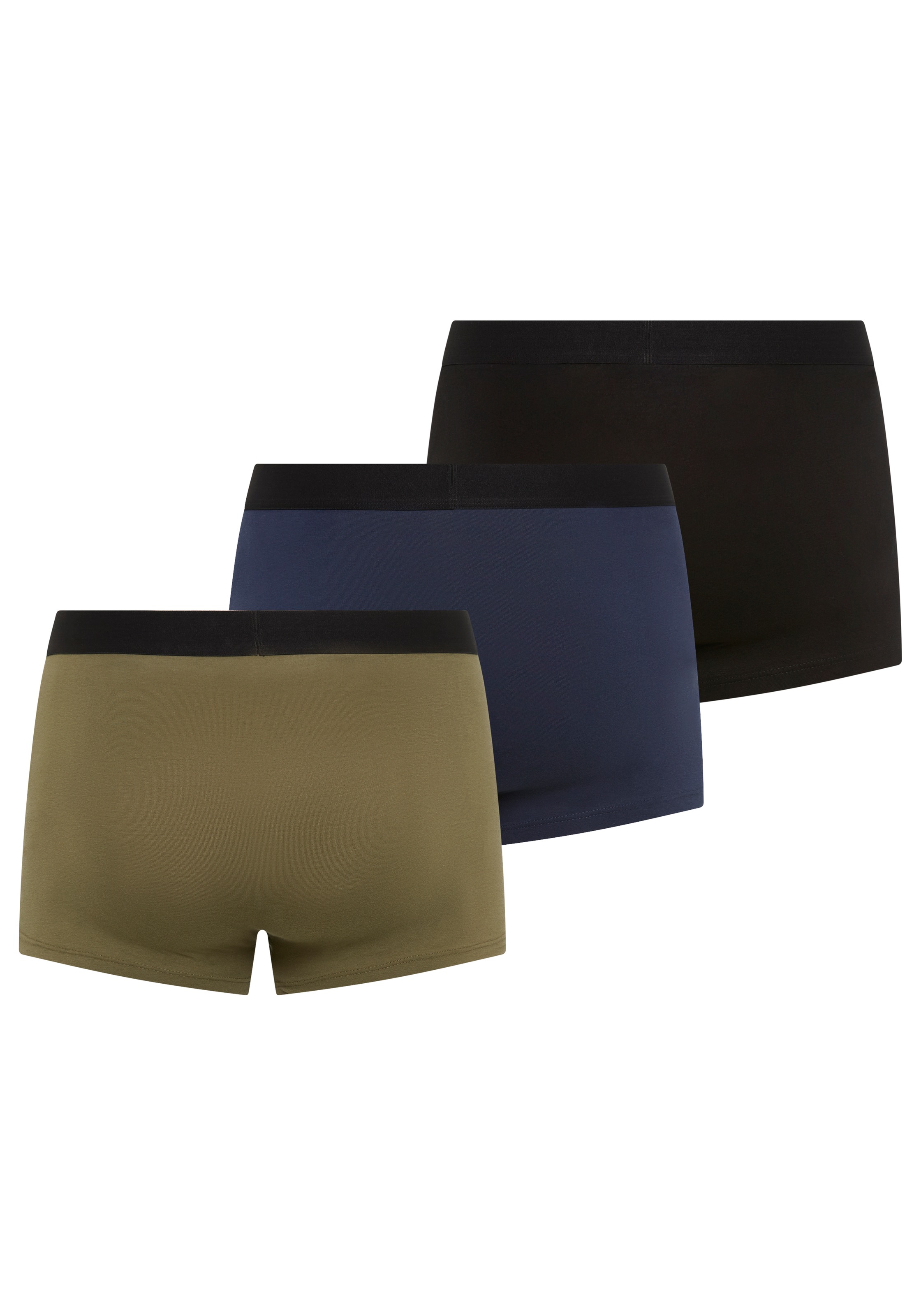 HUGO Underwear Trunk, (Set, 3 St.), mit kontrastfarbenen Logobadge