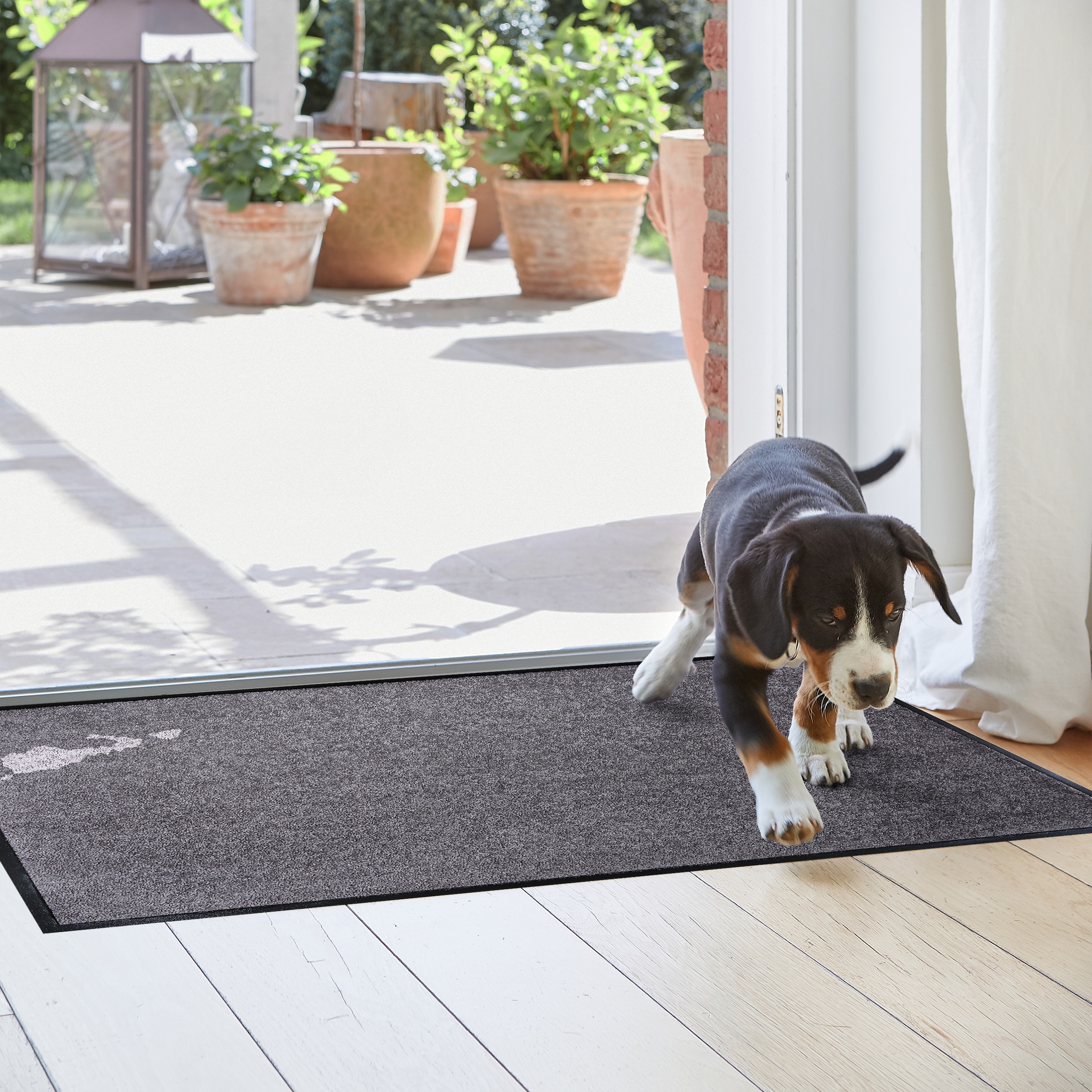 ASTRA Fußmatte »Proper Tex 618« rechteckig 9 mm Höhe Schmutzfangmatte, auch als Läufer, waschbar, In -und Outdoor geeignet