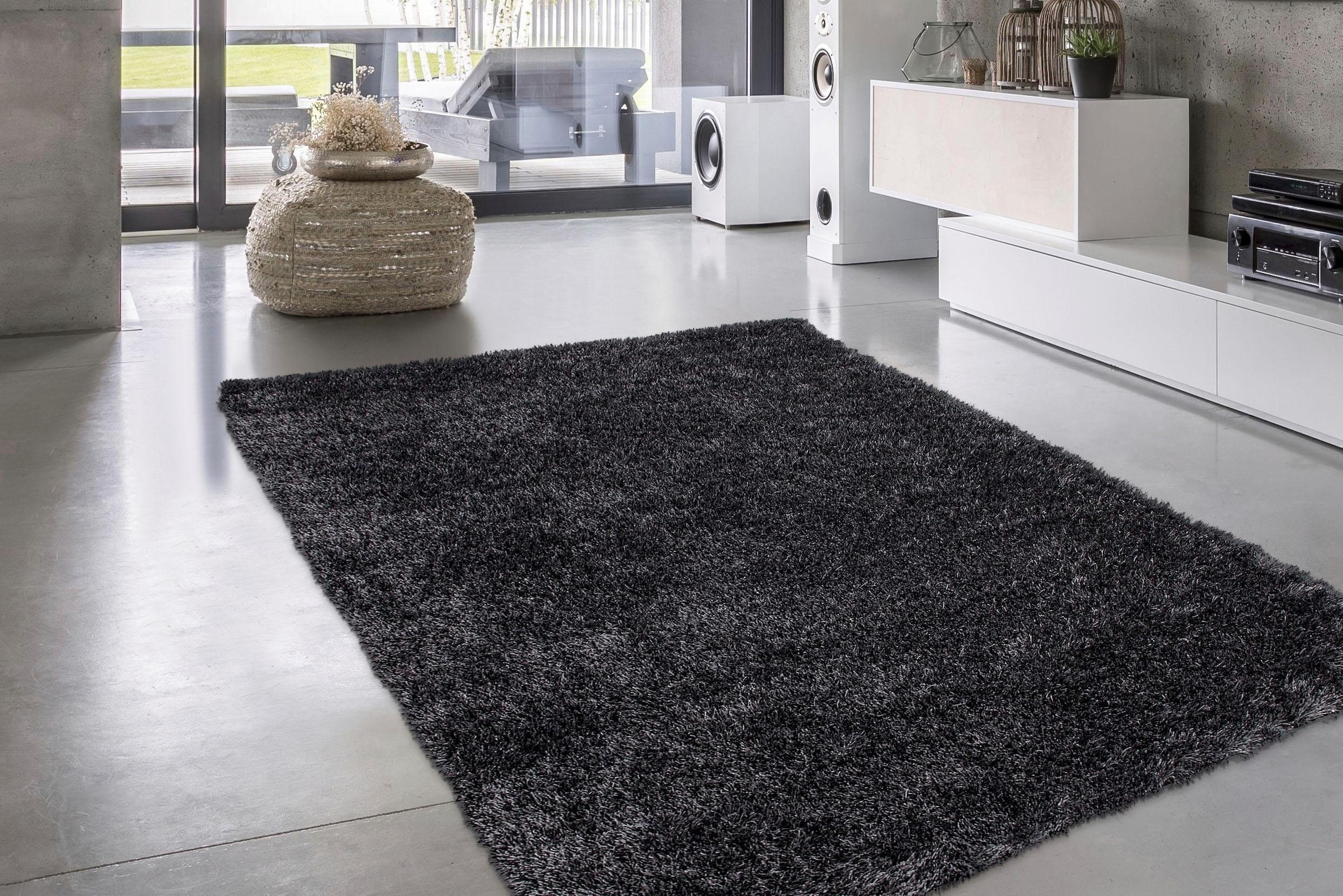 Hochflor-Teppich »Masada 900«, rechteckig, 40 mm Höhe, Wohnzimmer