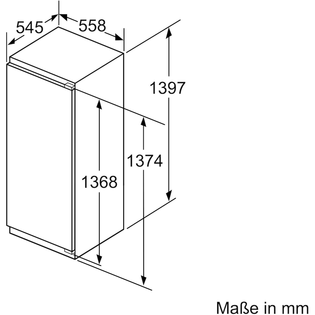 SIEMENS Einbaukühlschrank »KI51RADE0«, KI51RADE0, 139,7 cm hoch, 55,8 cm breit