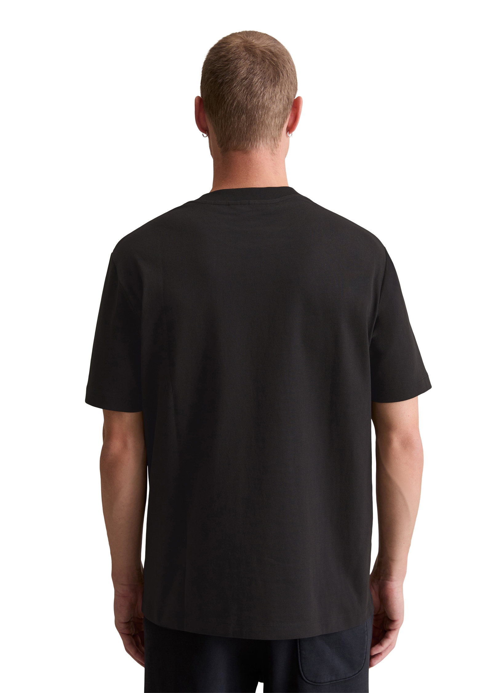 Marc O'Polo DENIM T-Shirt relaxed aus schwerem Bio-Baumwoll-Jersey