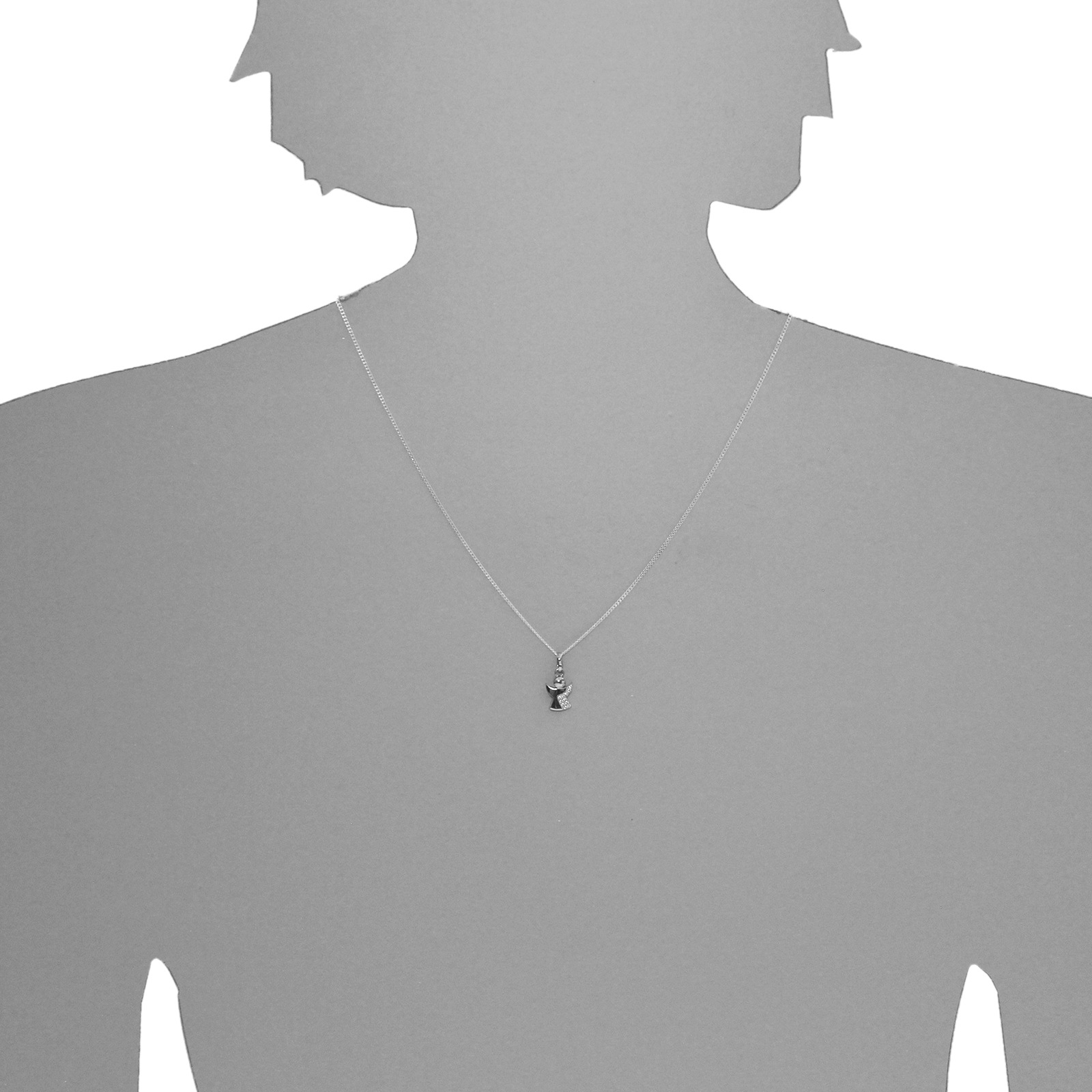 OSTSEE-SCHMUCK Kettenanhänger »- kleiner Engel - Silber 925/000 - Zirkonia«
