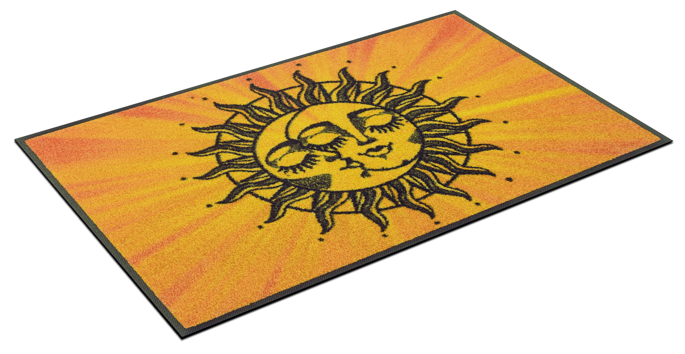 wash+dry by Kleen-Tex Fußmatte »Kiss the sun« rechteckig 7 mm Höhe