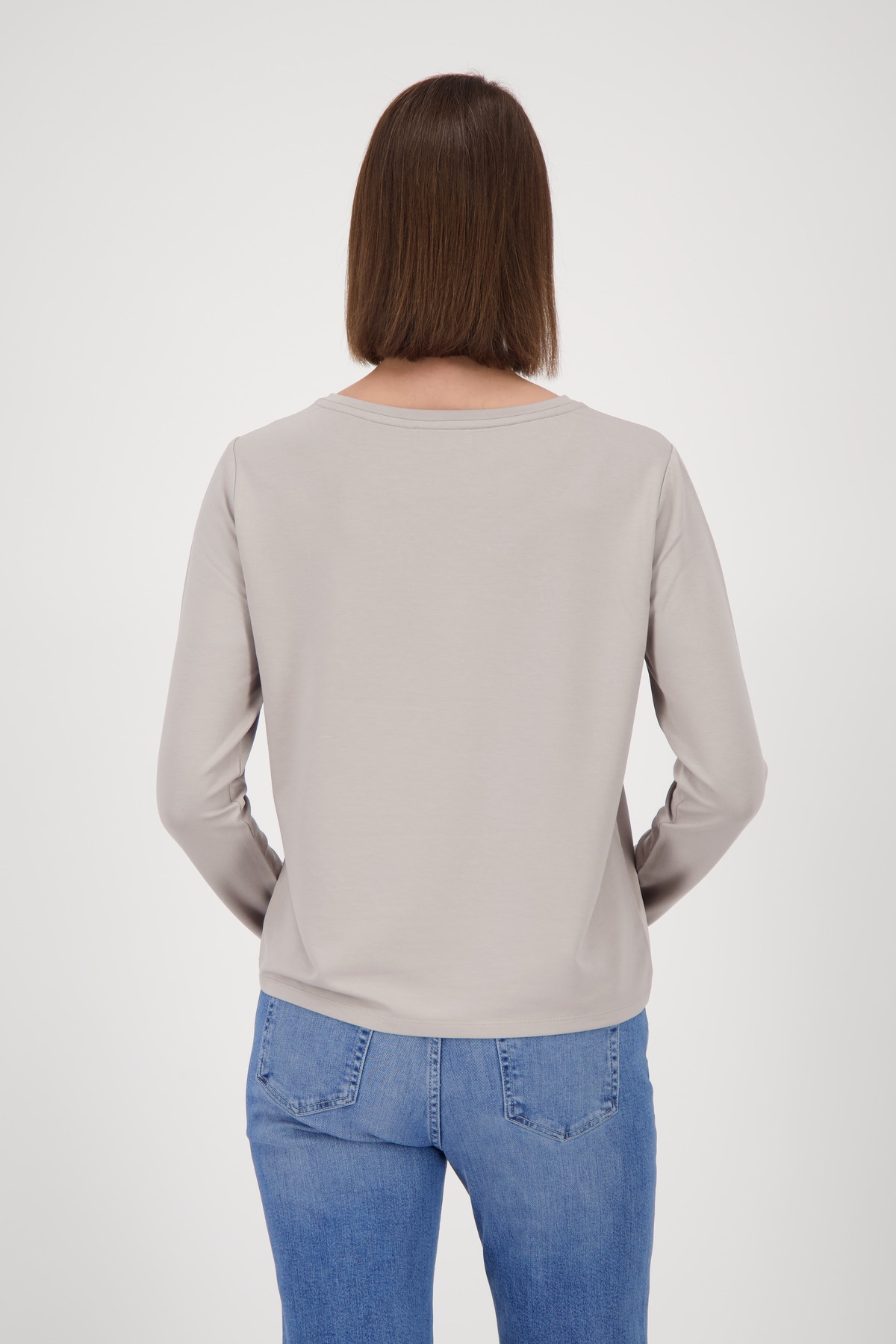 Monari Schlupfbluse, mit Folienglanzdruck