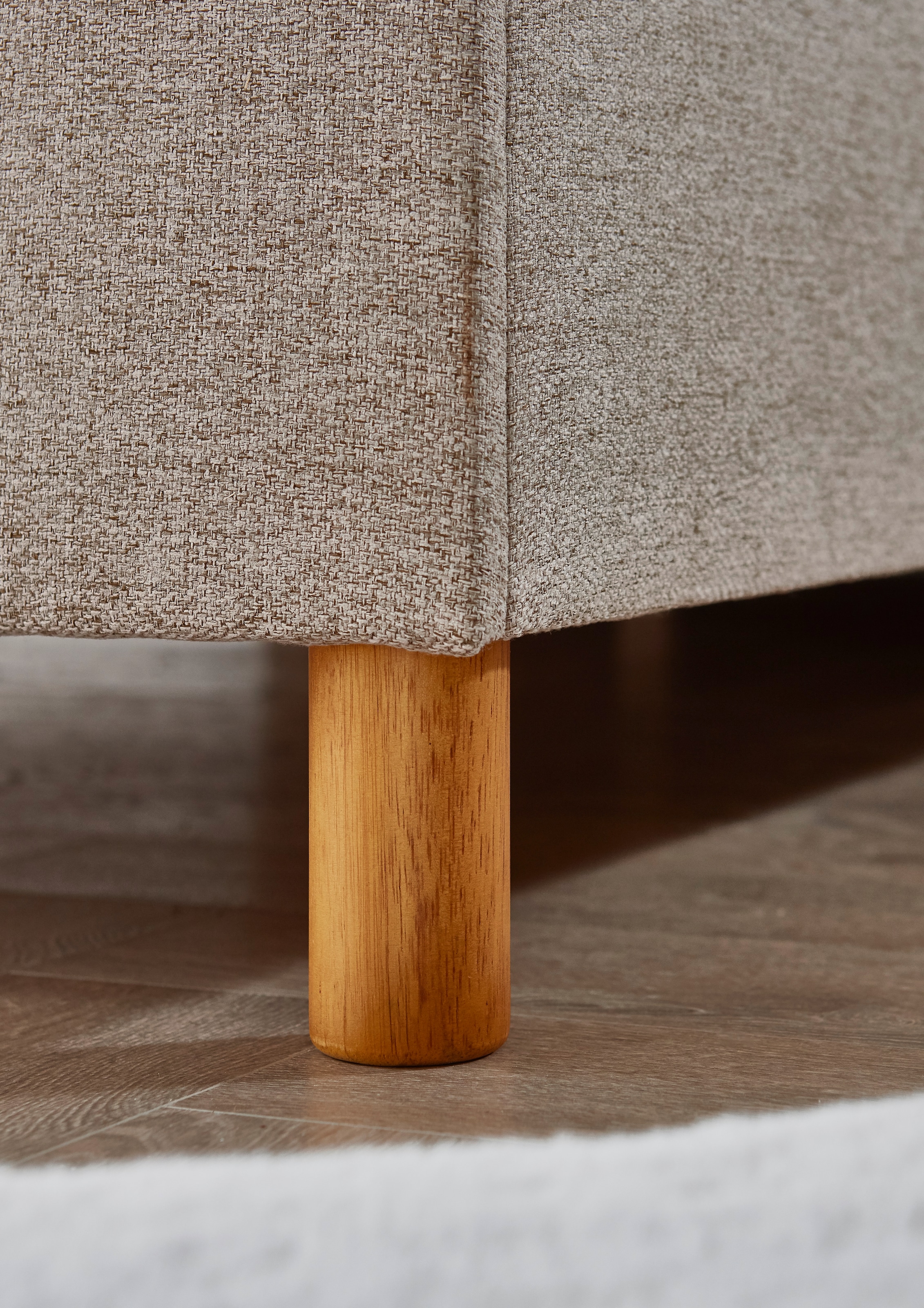 INOSIGN Boxbett »Escalon II, Boxbett mit Bettkasten, inklusive Topper«, Bett erhältlich in den Breiten 120x200cm und 180x200cm, mit Holzfüßen