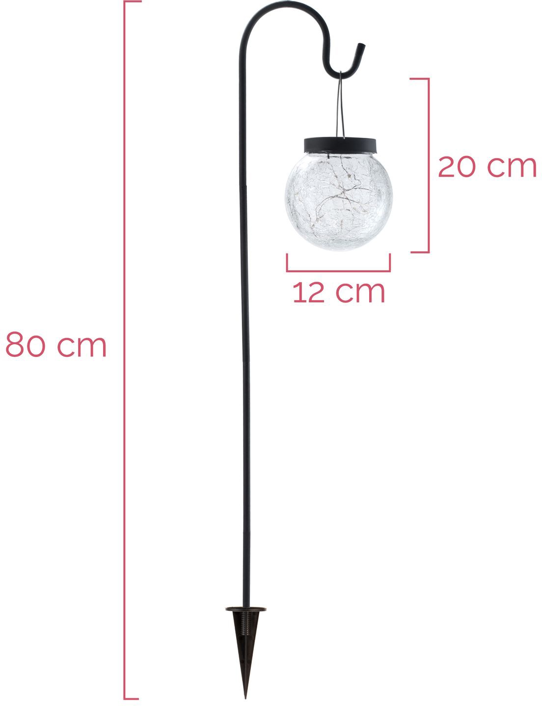 Pauleen LED Gartenleuchte »Sunshine Pearl«, 1 flammig, Leuchtmittel LED-Modul | LED fest integriert, LED-Modul, Solarbetrieben, Erdspieß