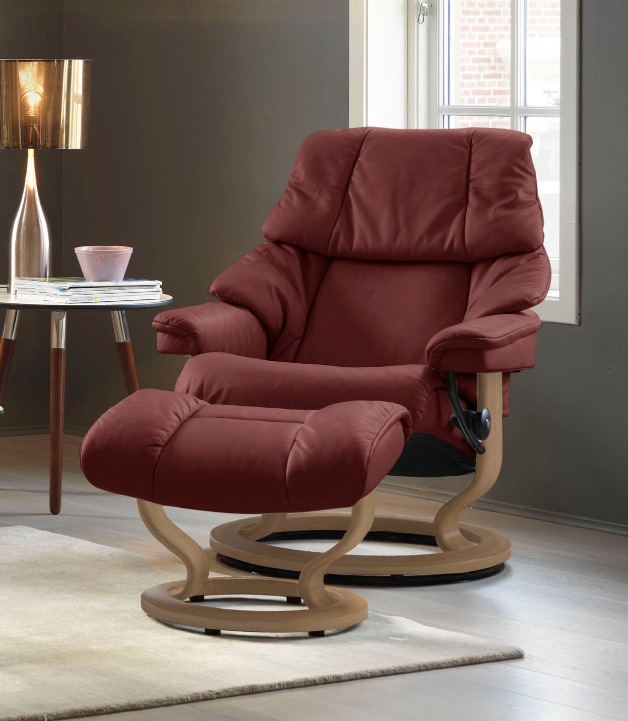 Stressless® Fußhocker »Reno«, mit Classic Base, Gestell Eiche