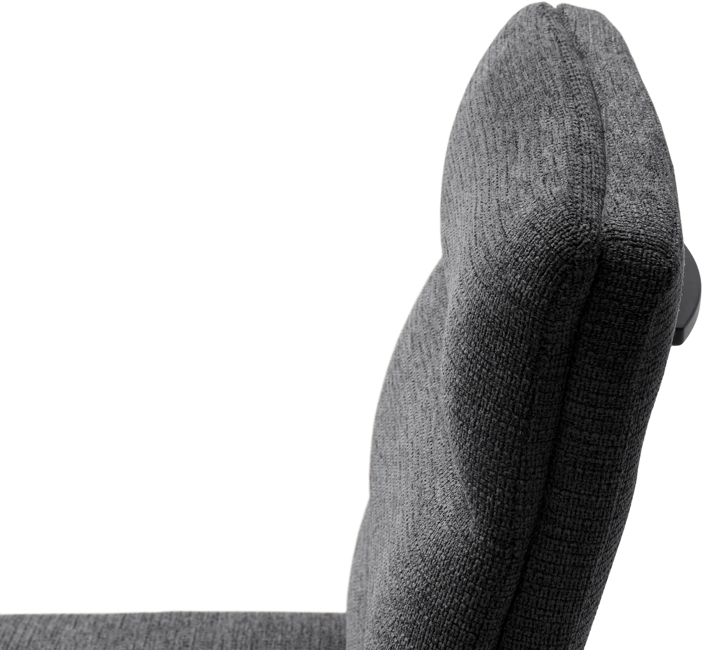MCA furniture Freischwinger »LIMASSOL«, Chenille, (Set, 2Stck.), Stuhl belastbar bis 140 kg