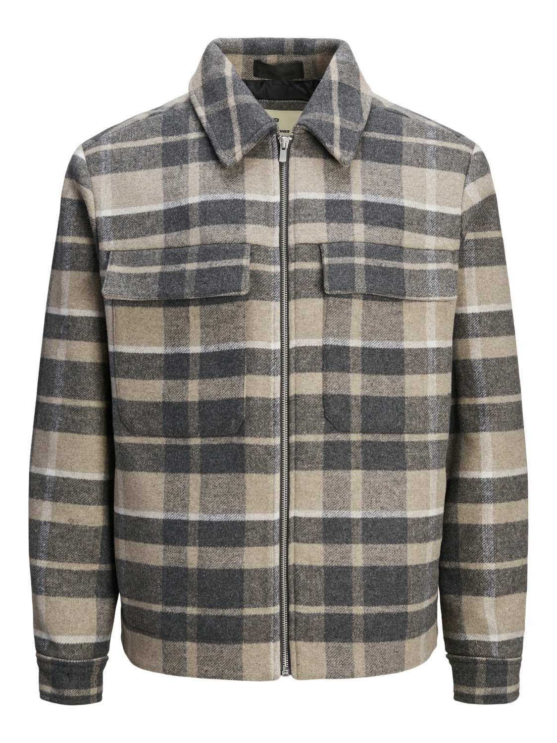 Jack & Jones Wolljacke »JPRCCRUSSEL WOOL BLEND JACKET SN«, ohne Kapuze