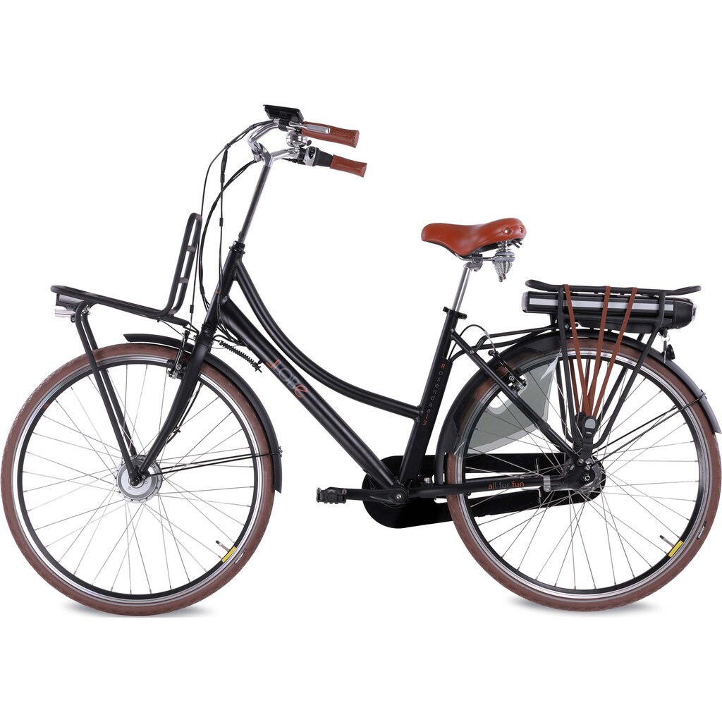 LLobe E-Bike »Rosendaal 3 Lady, 13Ah«, 7 Gang, Shimano, Frontmotor 250 W