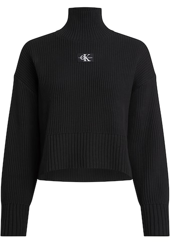 Rollkragenpullover »PLUS LABEL CHUNKY SWEATER«