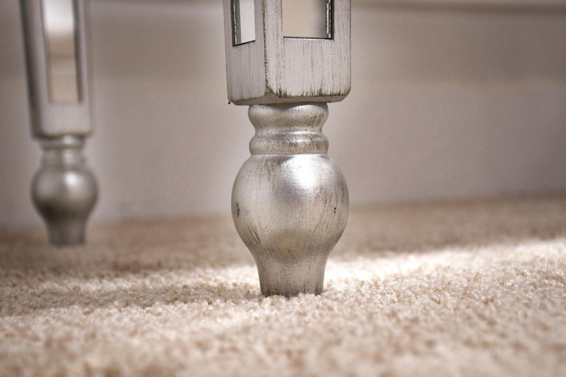 Leonique Sekretär »Corrin«, Sekretär, 3 Schubladen, Mattsilber, Spiegel, Schminktisch, 107x48x81