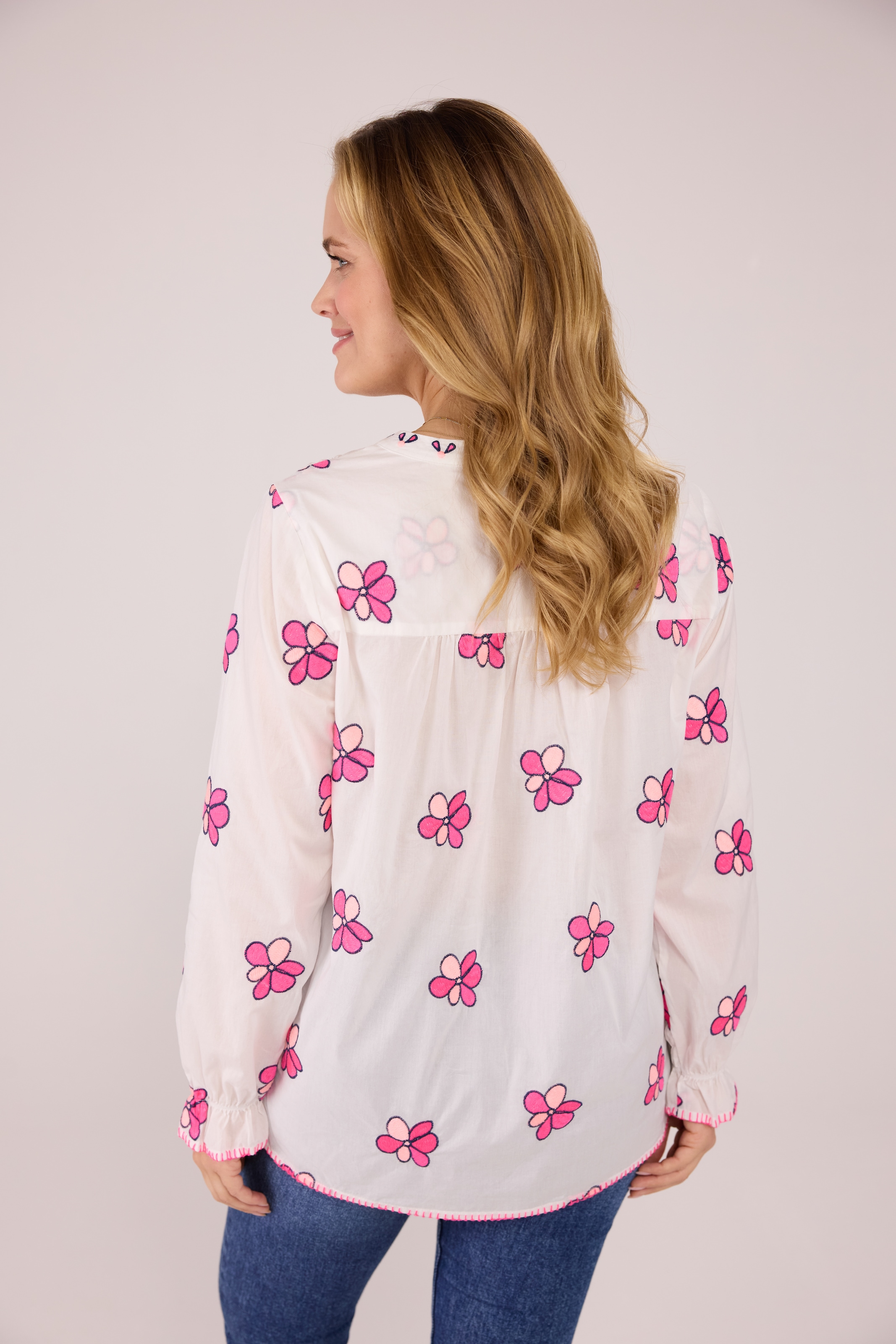 Lieblingsstück Schlupfbluse »RianaL« mit blumigem allover Print