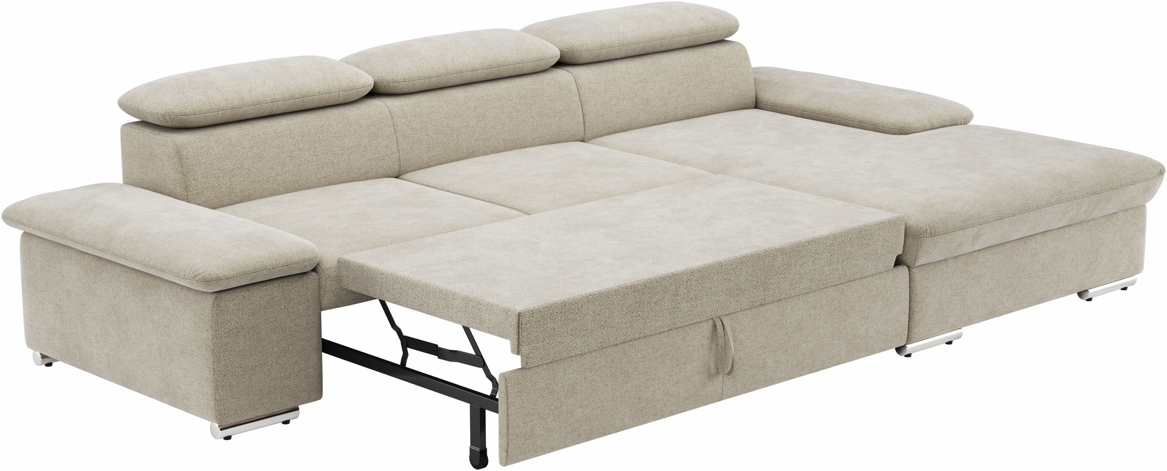 sit&more Ecksofa »Valantine L-Form«, inkl. Kopf- und Armteilverstellung, wahlweise mit Bettfunktion