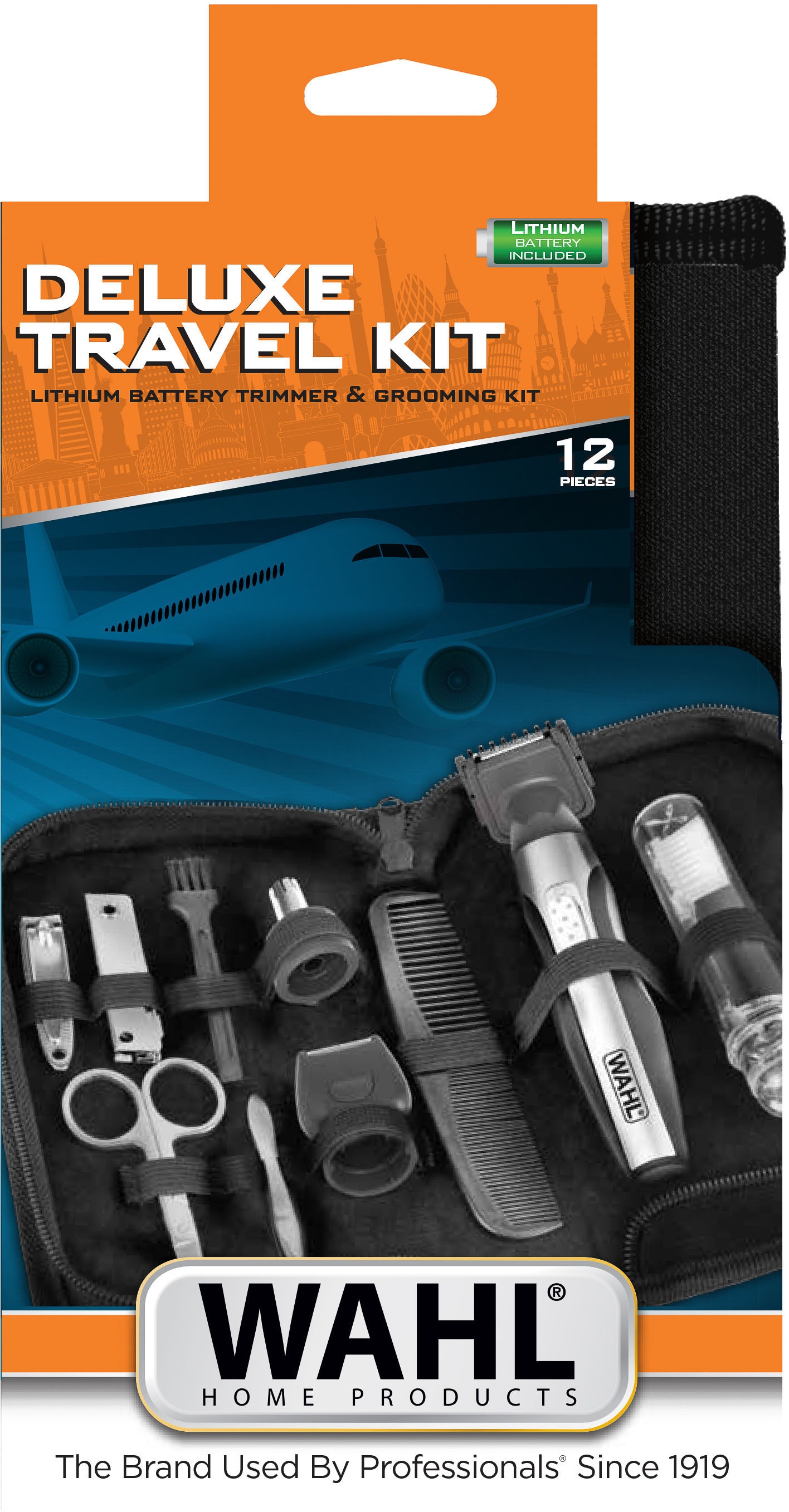 Wahl Multifunktionstrimmer »Travel Kit Deluxe«, 4 Aufsätze