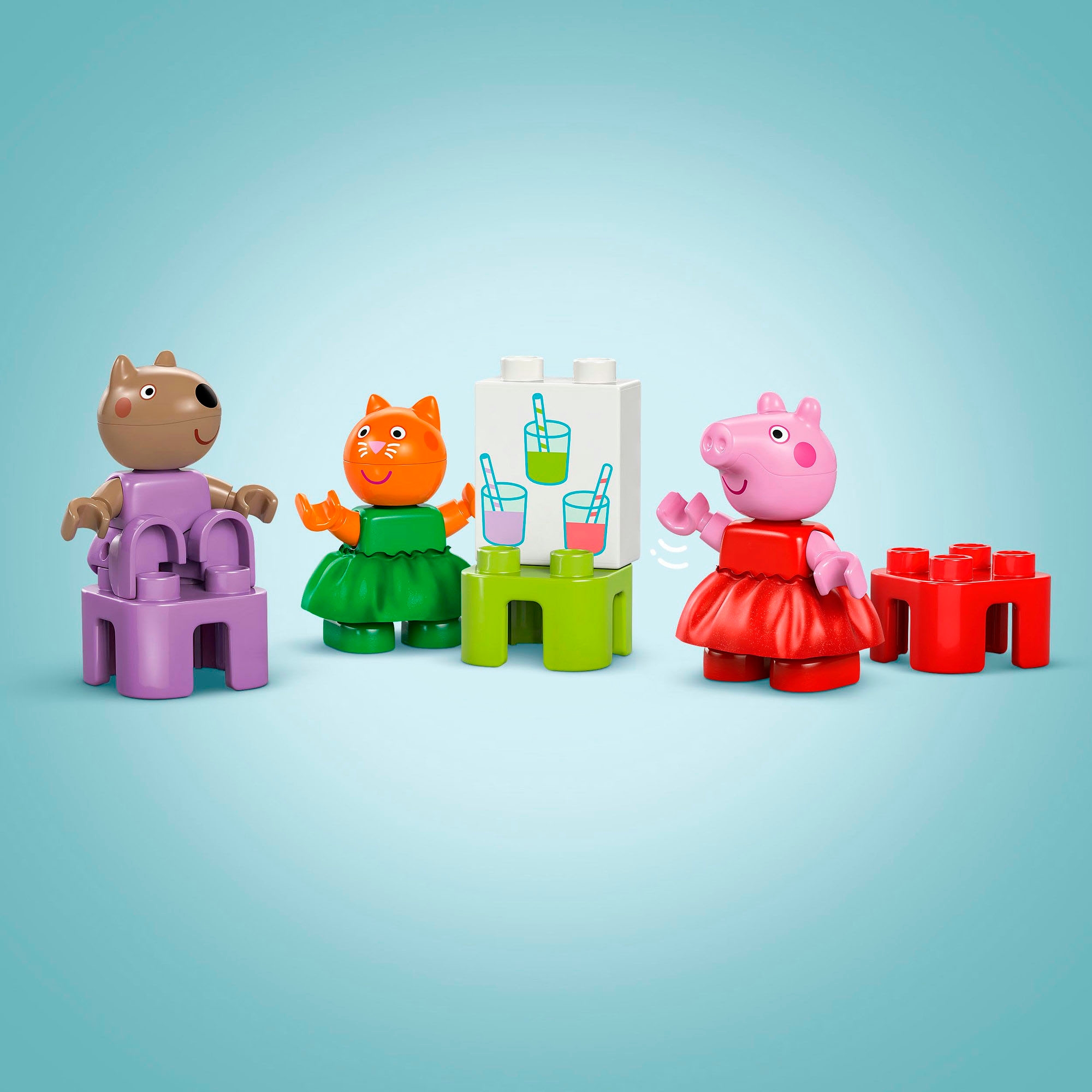 LEGO® Konstruktionsspielsteine »Jahrmarkt (10453), LEGO® DUPLO Peppa Pig« Made in Europe