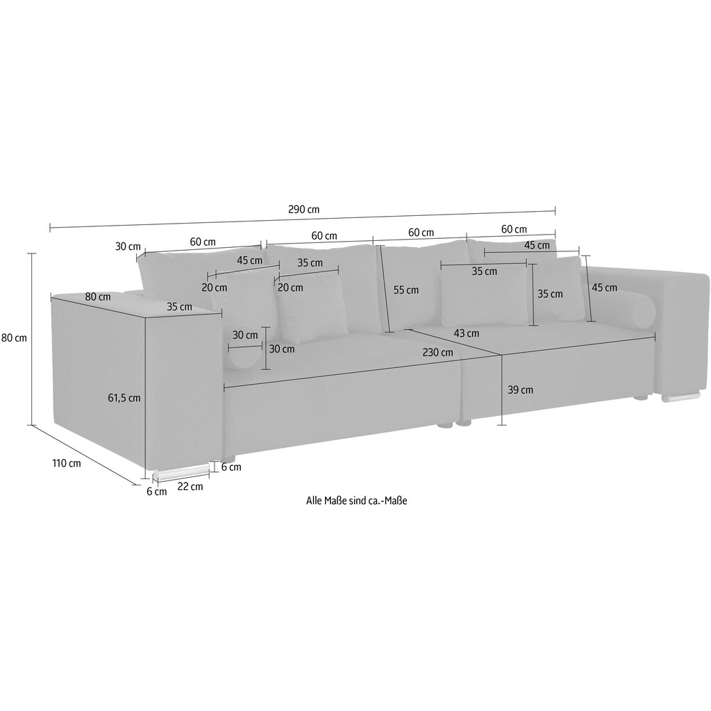 INOSIGN Big-Sofa »Aliya«