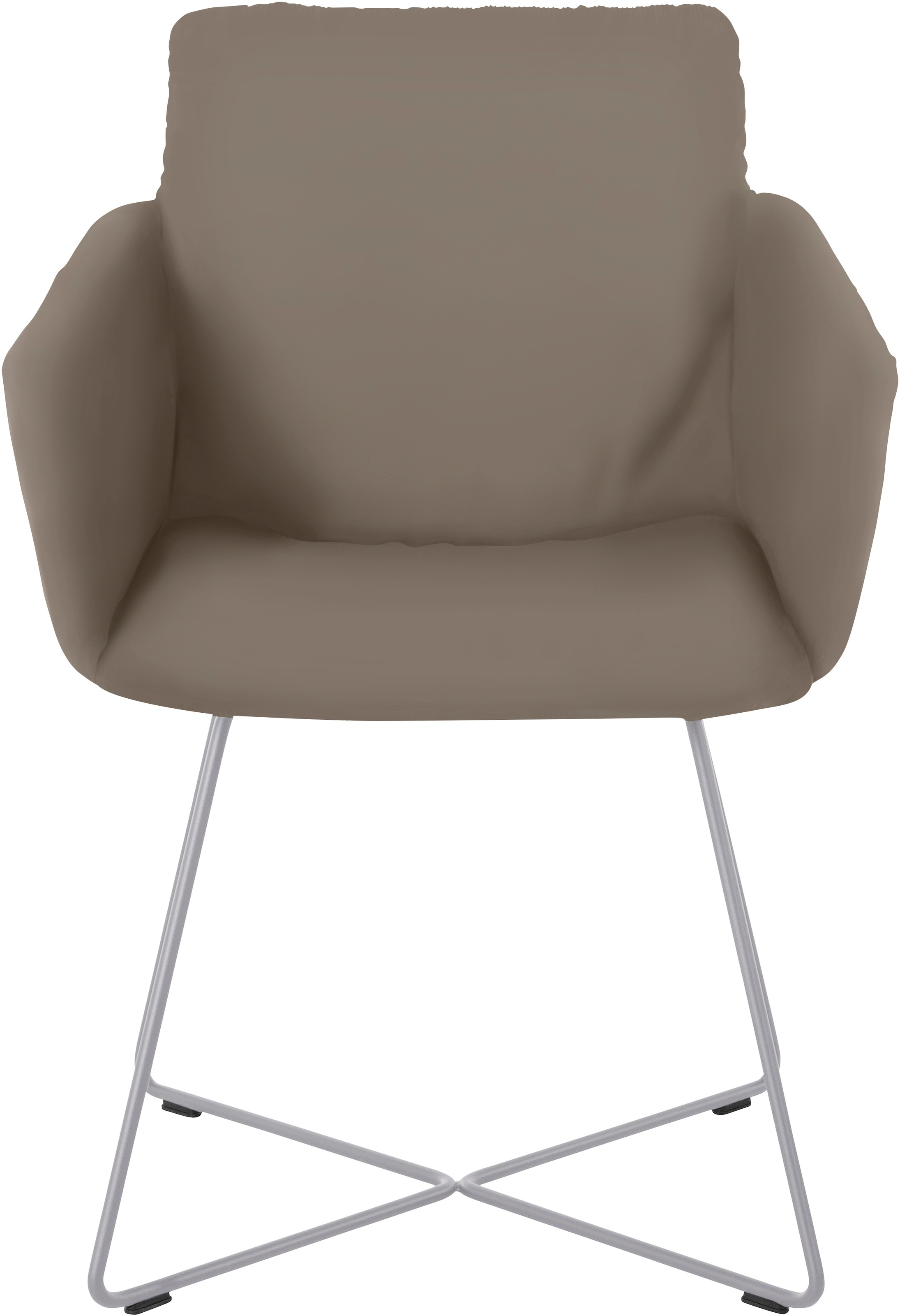 W.SCHILLIG Armlehnstuhl »jakob« () mit Drahtrohrgestell in Silber matt