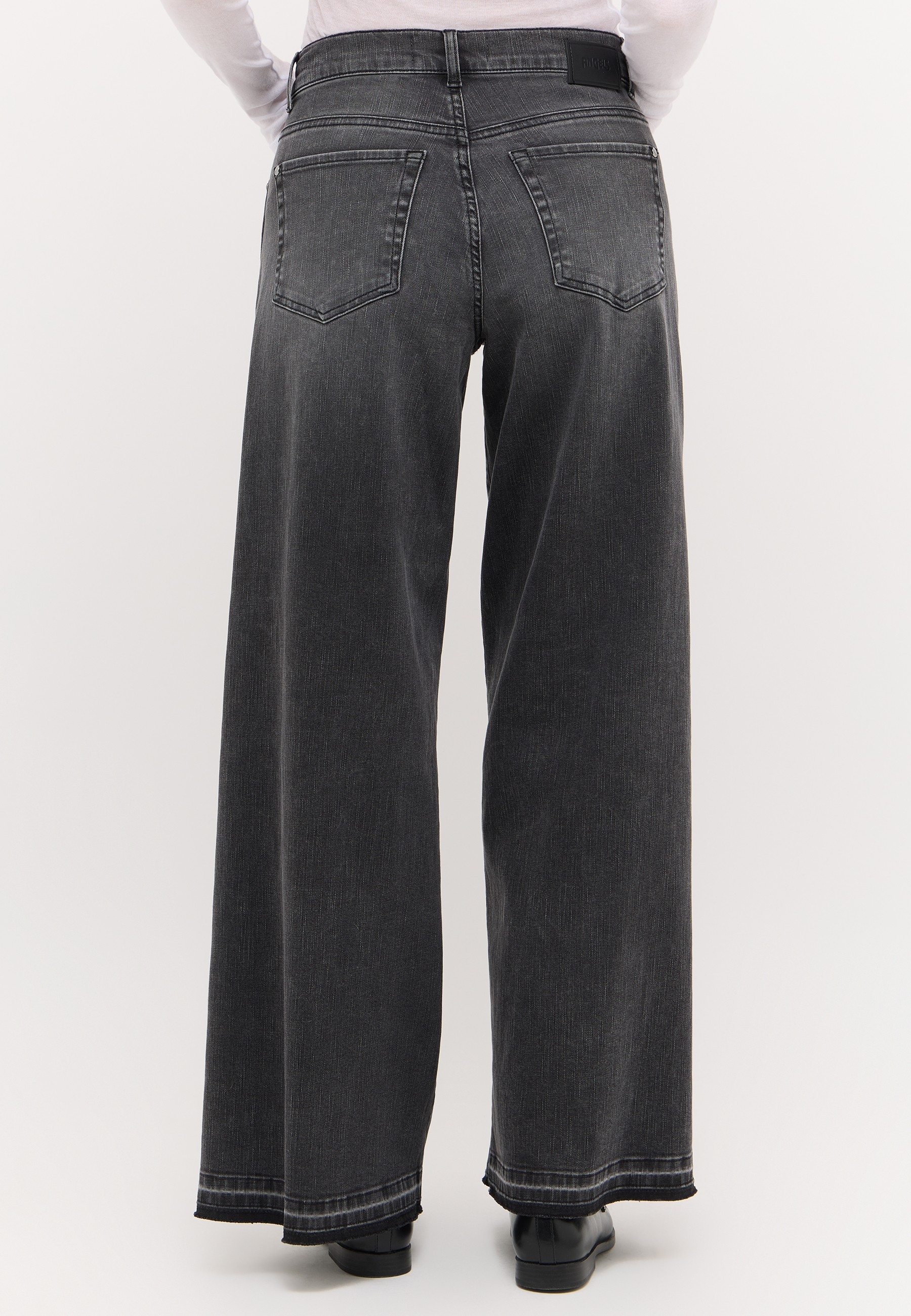 ANGELS Schlagjeans »LIVA EDGY« mit extraweitem Bein und Teilungsnaht