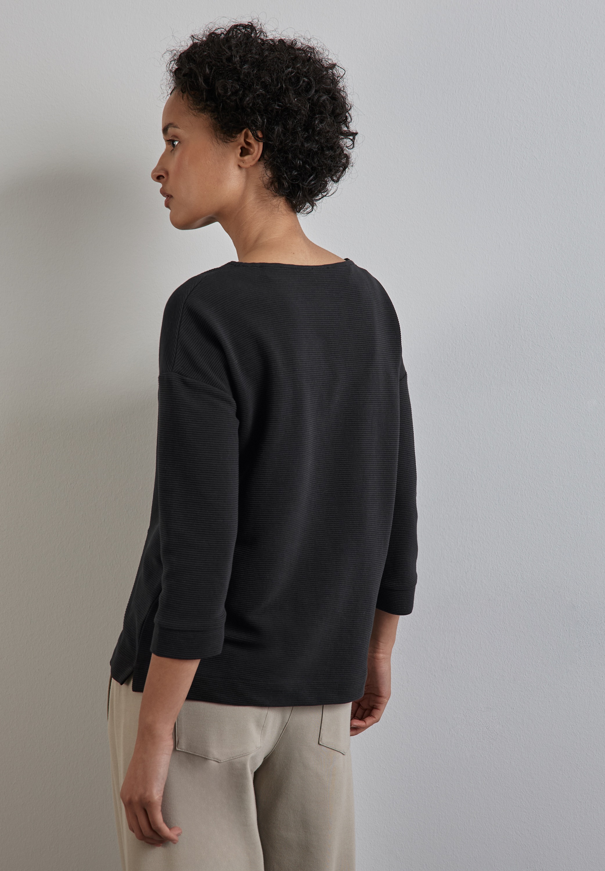 STREET ONE 3/4-Arm-Shirt, in Struktur-Optik