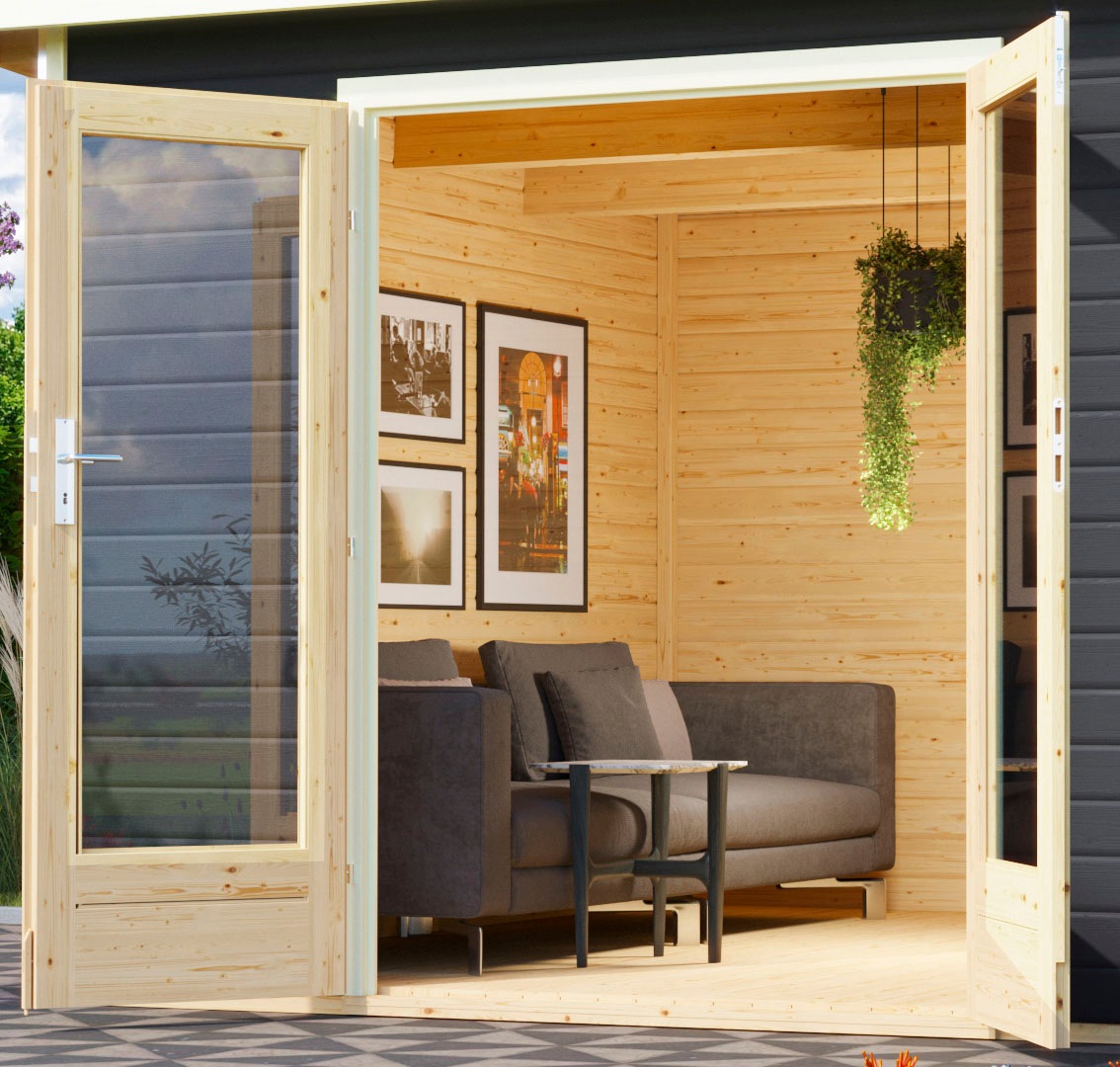 KONIFERA Saunahaus »Maiko 5 SET B« Ofen 9 kW Bio externe Strg easy