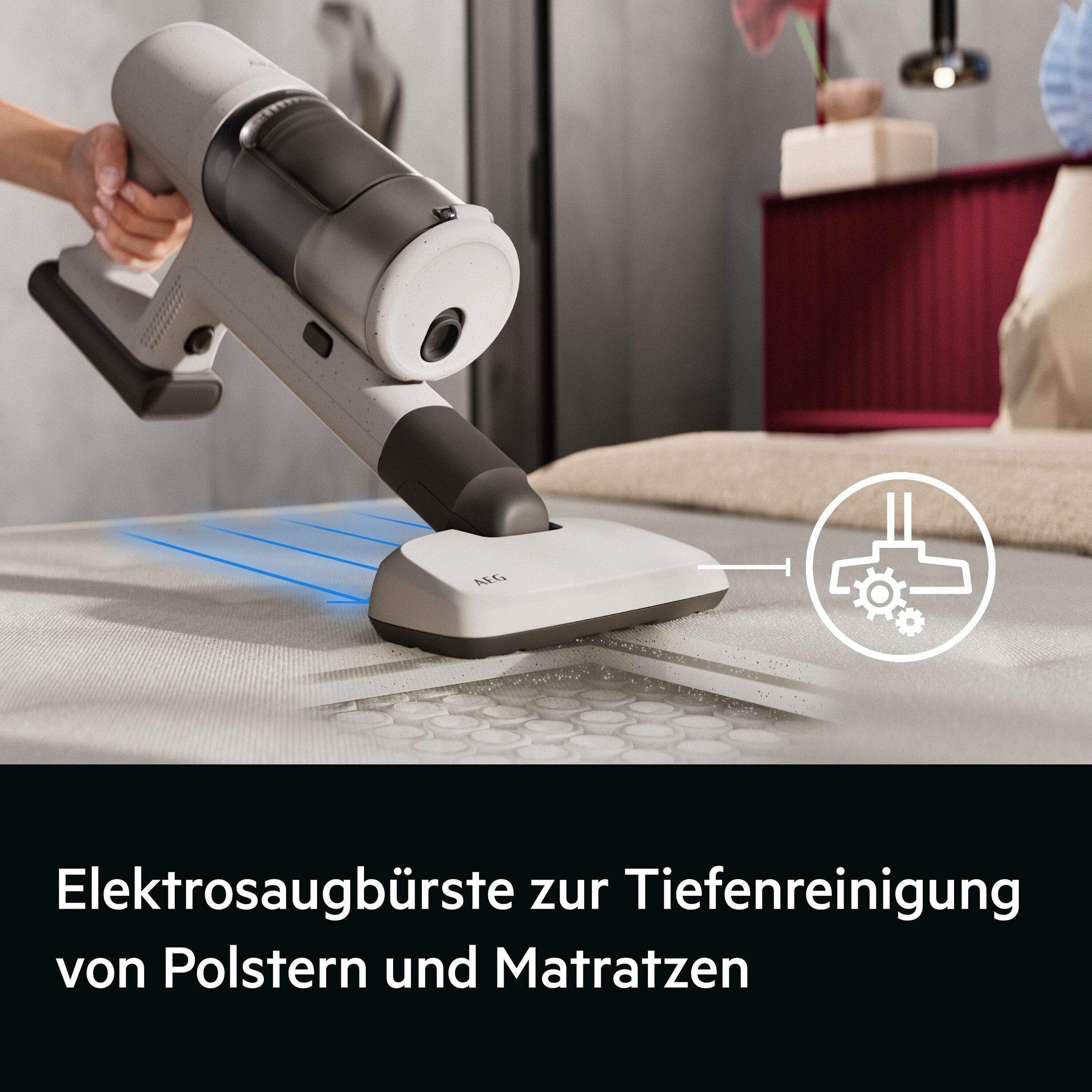 AEG Akku-Hand-und Stielstaubsauger »6000 AKKU-STAUBSAUGER (AP61HB21SH)«, sehr leicht 2,5 kg, 53 % Recyclingmaterial, bis zu 50 Min. Laufzeit