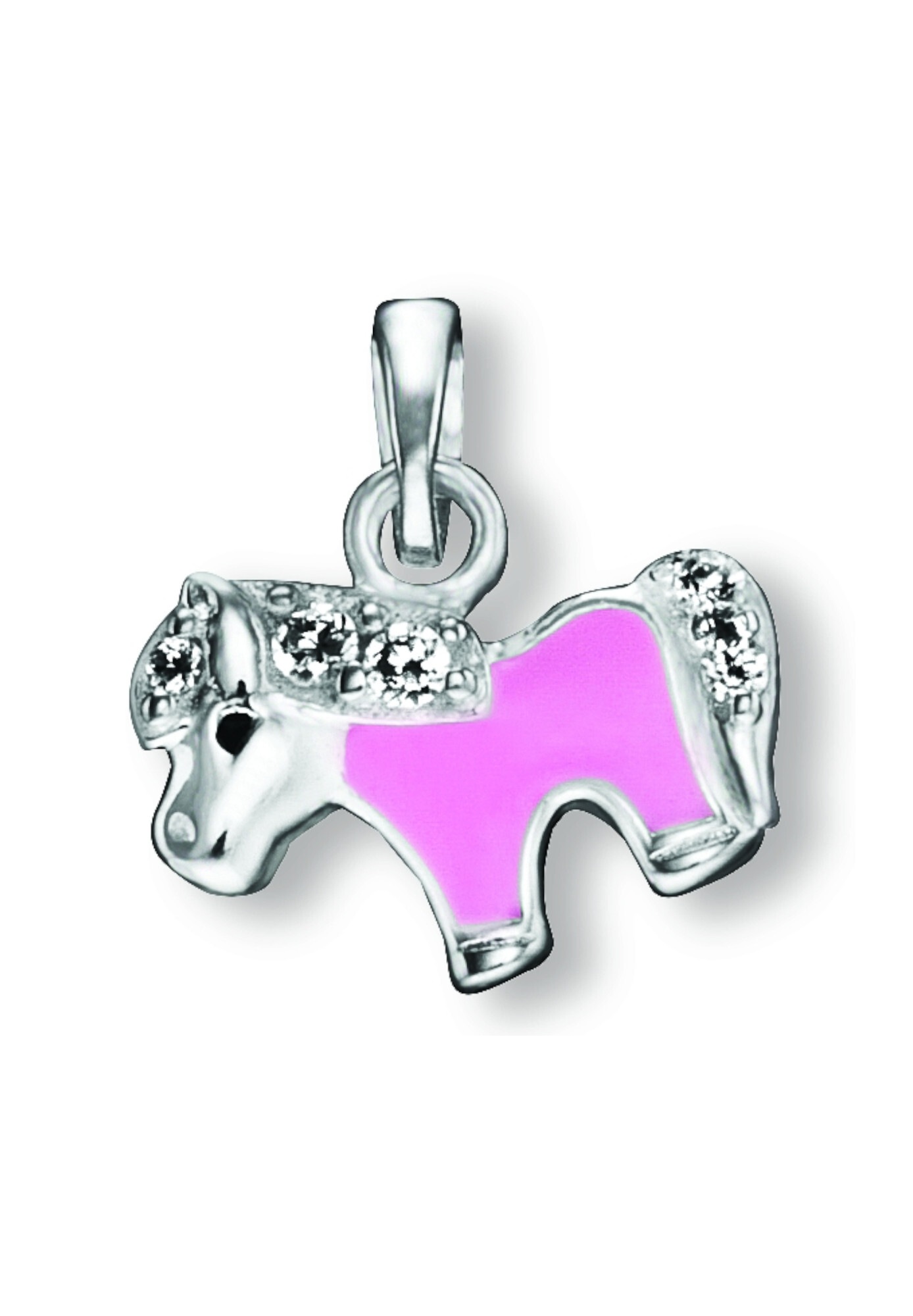 ONE ELEMENT Kettenanhänger »Zirkonia Ponny Anhänger aus 925 Silber«, Tiere