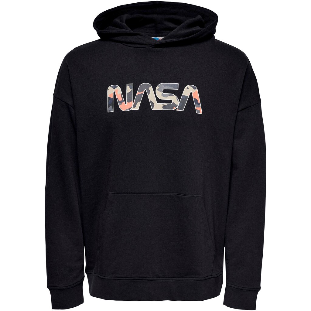 ONLY & SONS Kapuzensweatshirt »NASA SWEAT HOODIE«