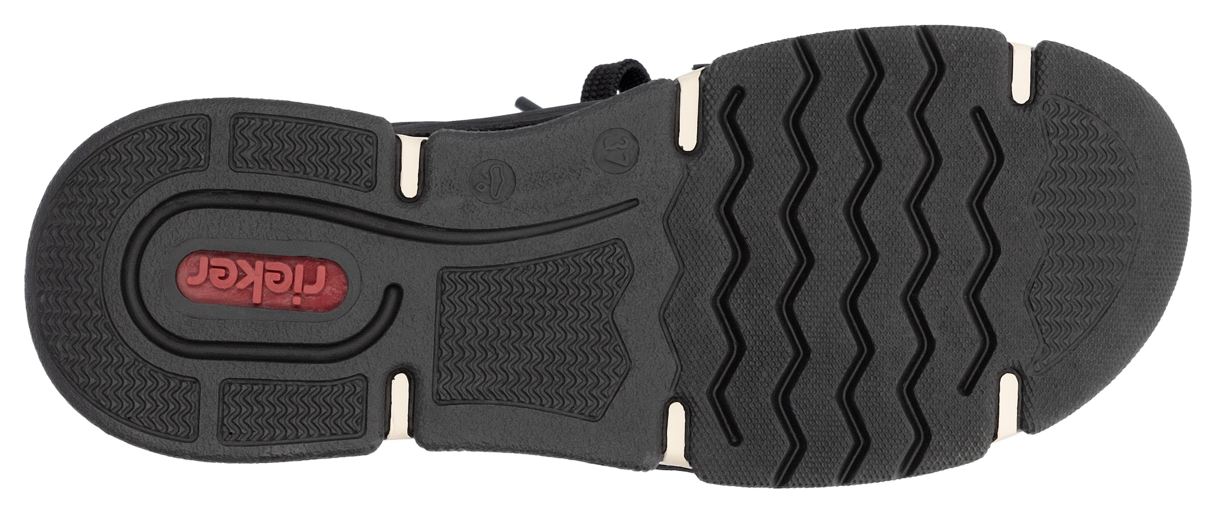 Rieker Slip-On Sneaker, Schlupfschuh, Halbschuh, Freizeitschuh mit weicher Innensohle