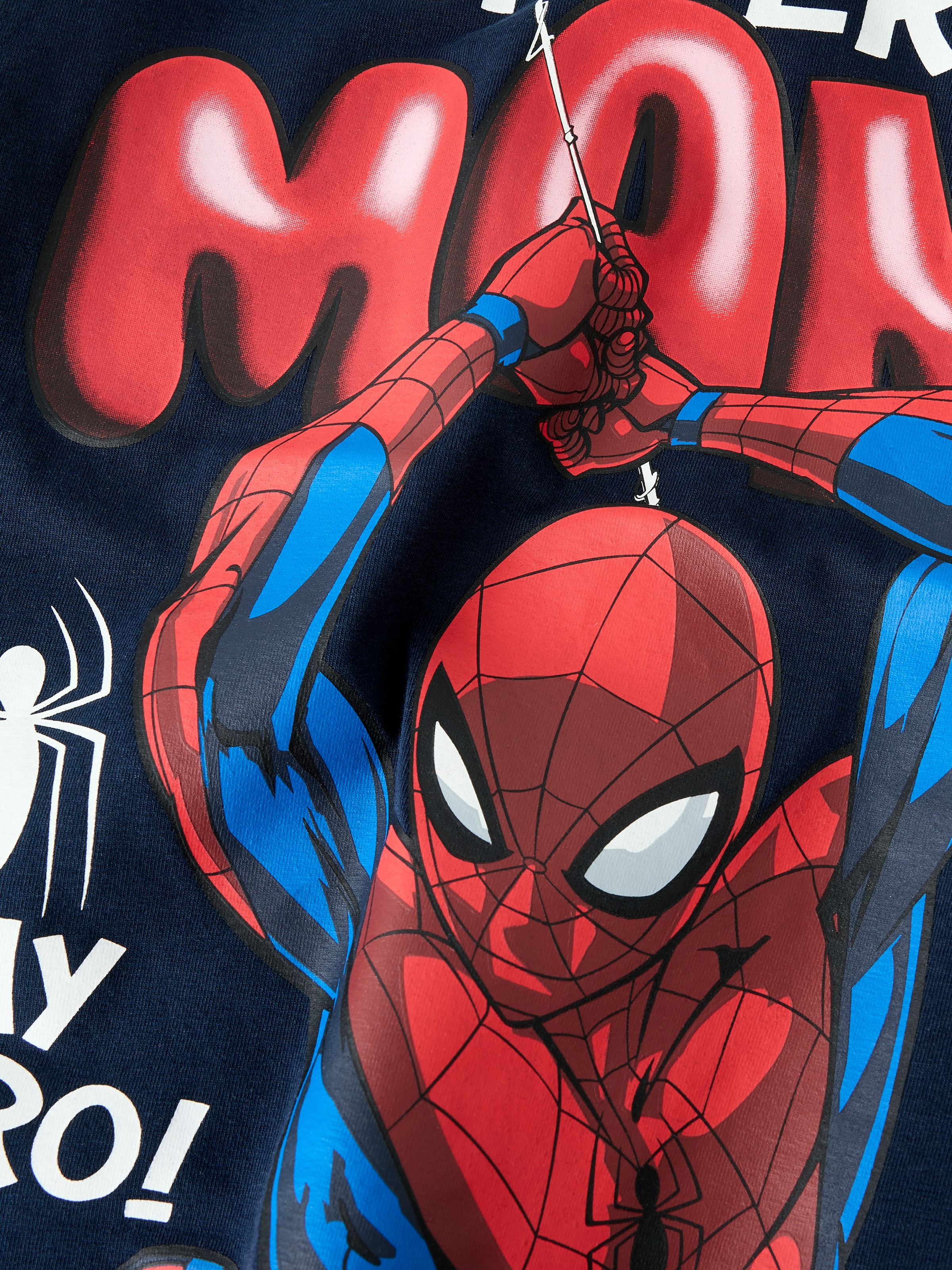 Name It Kurzarmshirt »NMMMARVIN SPIDER SS NREG TOP  NOOS MAR« Baumwollmischung, Spider-Man Druck