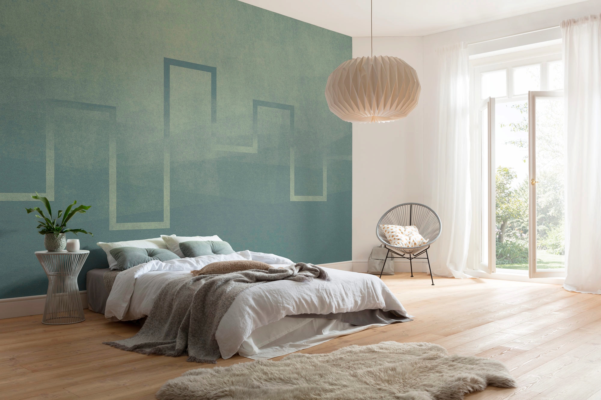 Komar Fototapete »Digitaldruck Vlies - level - Größe 400 x 280 cm«, bedruckt, Wohnzimmer, Schlafzimmer