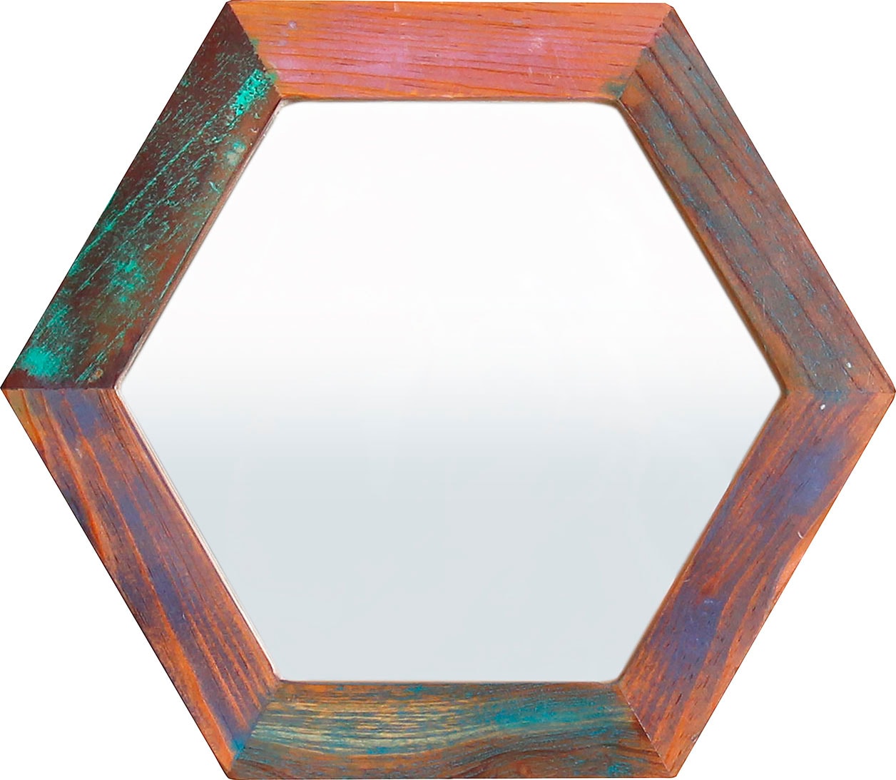 SIT Garderoben-Set »Fiume«, (7 St.), im Vintage Stil, rcyceltes Altholz in Lamellen Optik