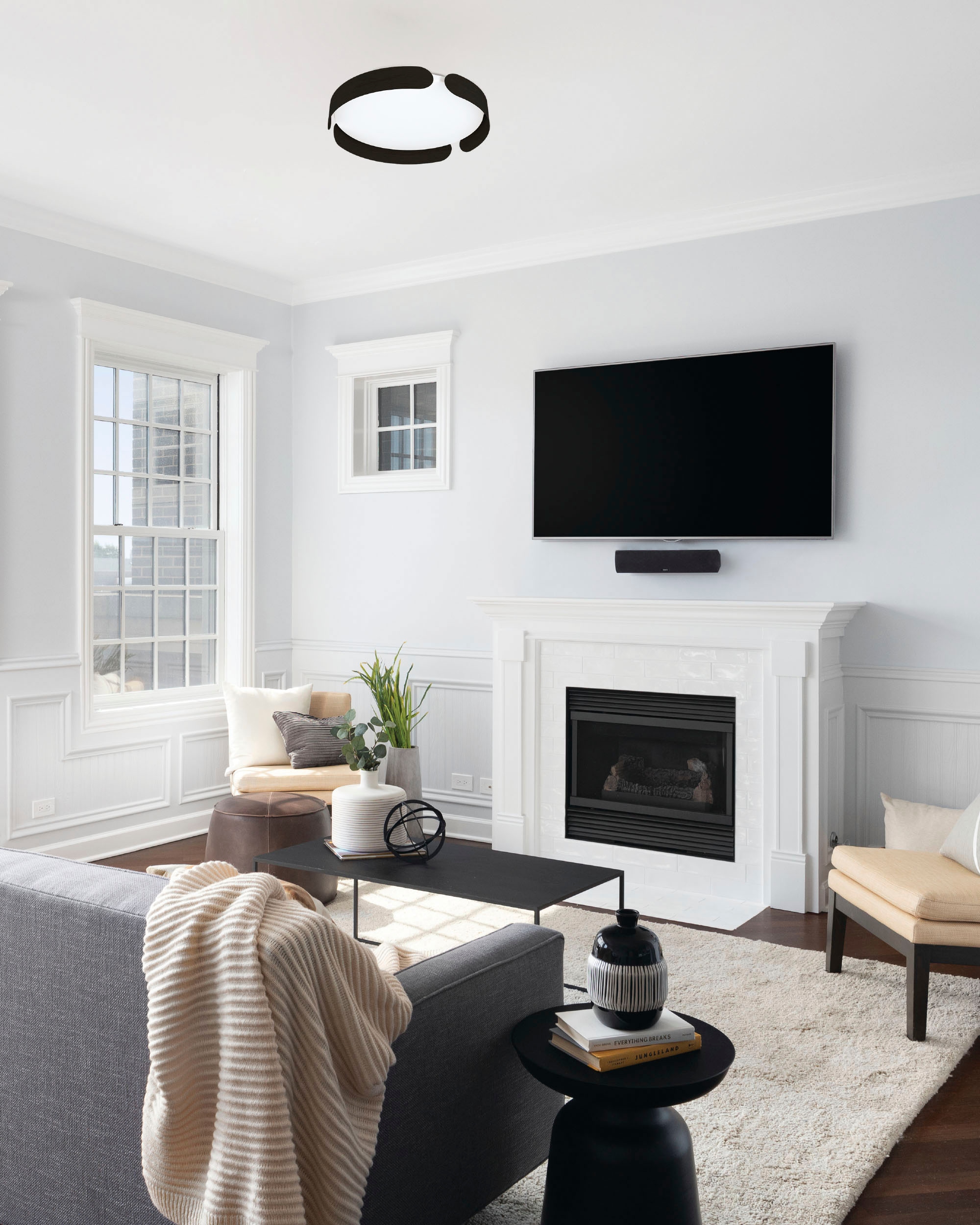 EGLO Deckenleuchte »VALCASOTTO« LED-Modul 1 Stk. Warmweiß Deckenlampe, Wohnzimmerlampe, LED Schlafzimmerlampe, Lampe Decke