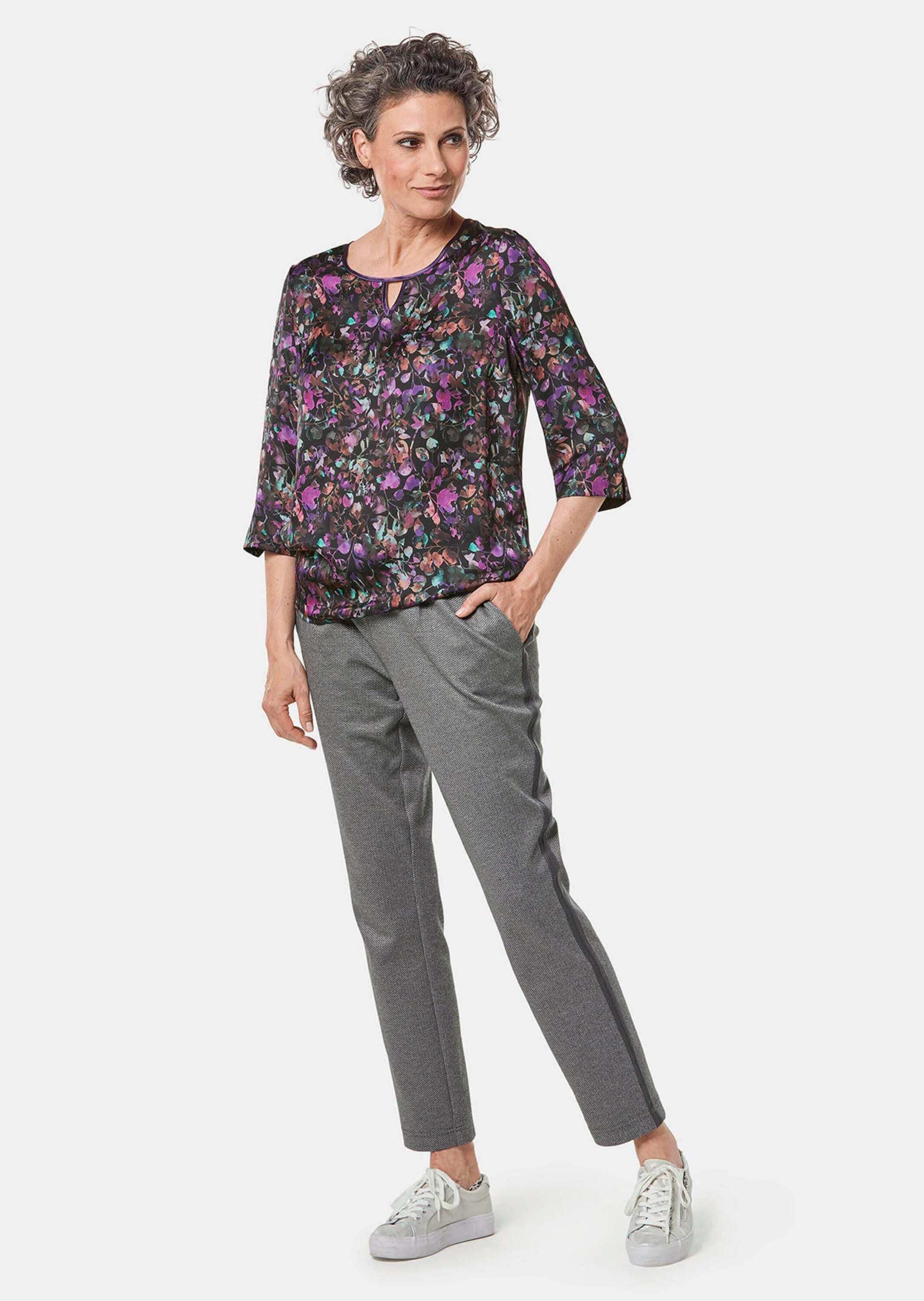 GOLDNER Druckbluse »Seidig fließende Druckbluse«