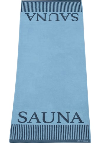 Schiesser Saunatuch »Rom«, (1 St.), Sauna-Aufschrift kaufen