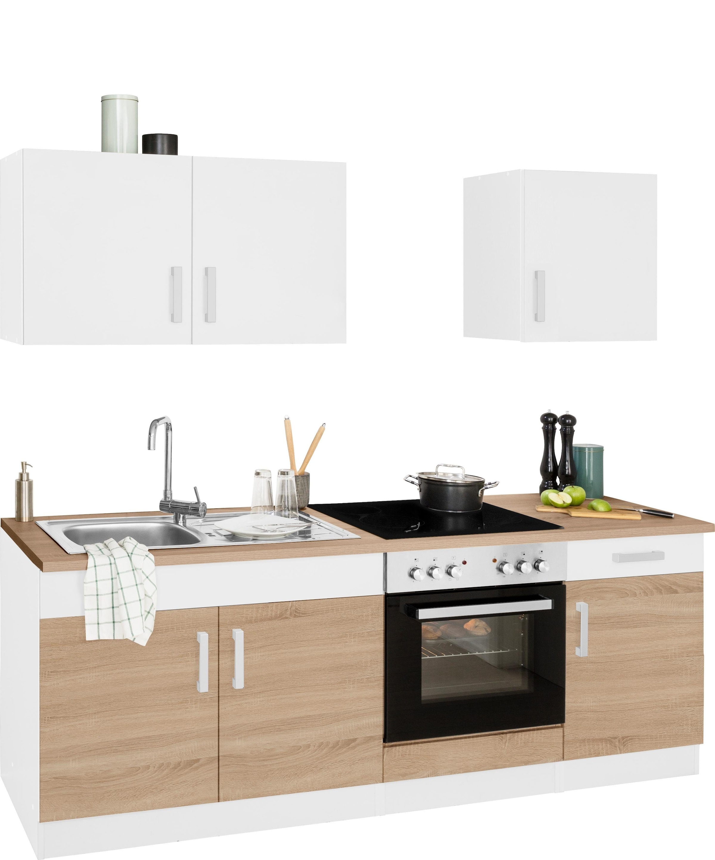 HELD MÖBEL Küchenzeile »Gera«, ohne E-Geräte, Breite 210 cm auf Raten  kaufen