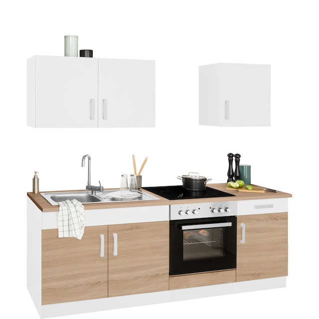 HELD MÖBEL Küchenzeile »Gera«, ohne E-Geräte, Breite 210 cm auf Raten  kaufen