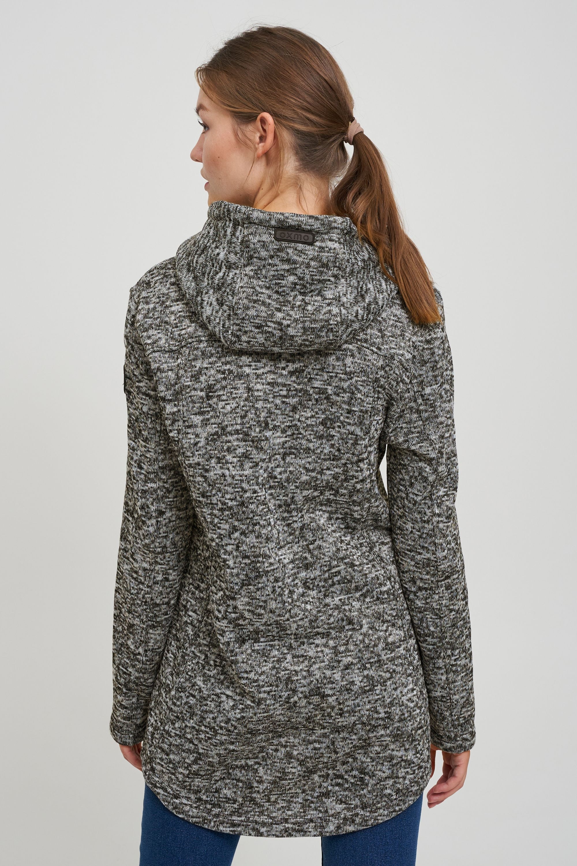 OXMO Fleecejacke »Fleecejacke OXKaira«, mit Kapuze